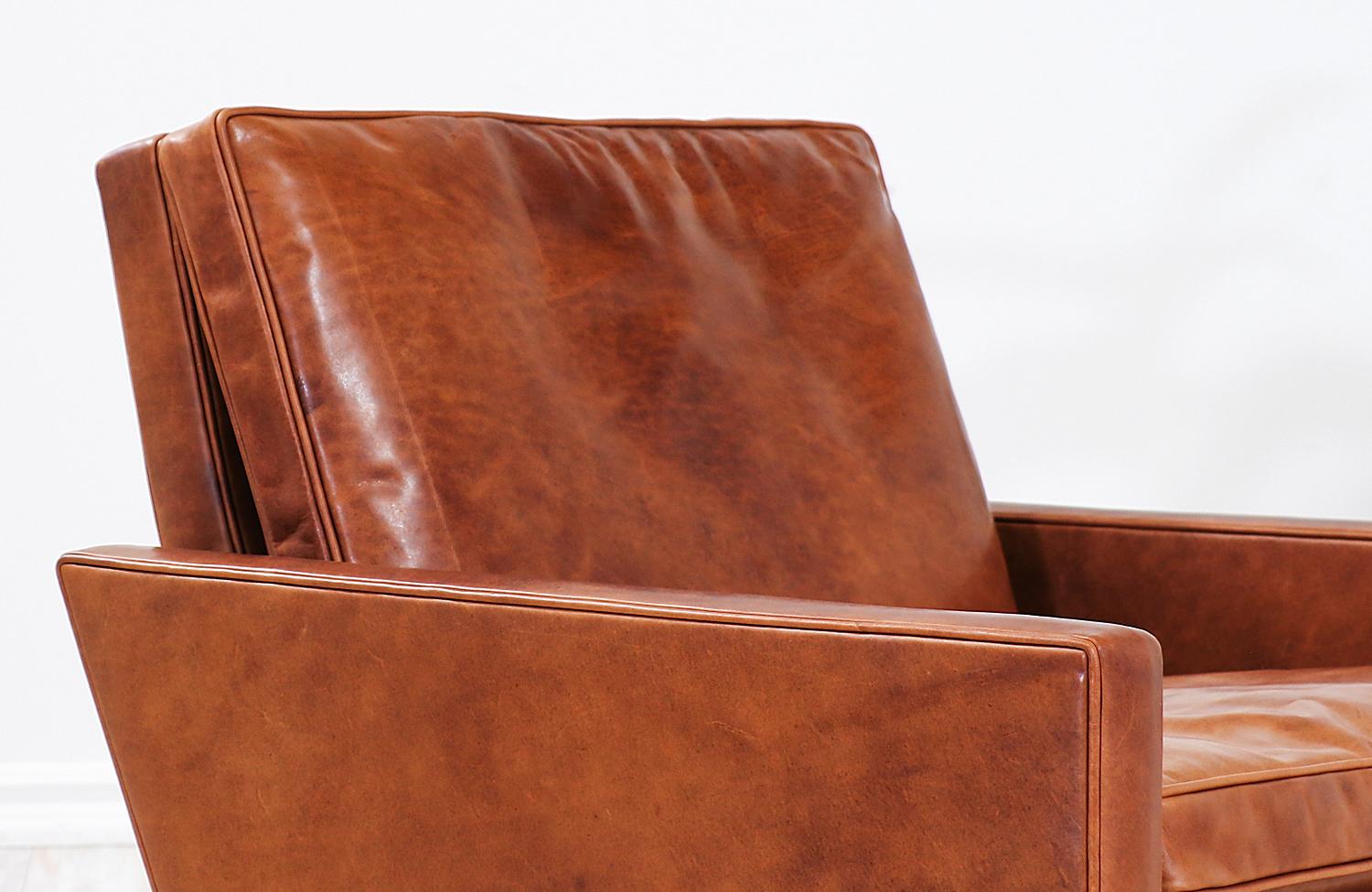 Danish Poul Kjaerholm PK-31 Leather Lounge Chair for E. Kold Christensen