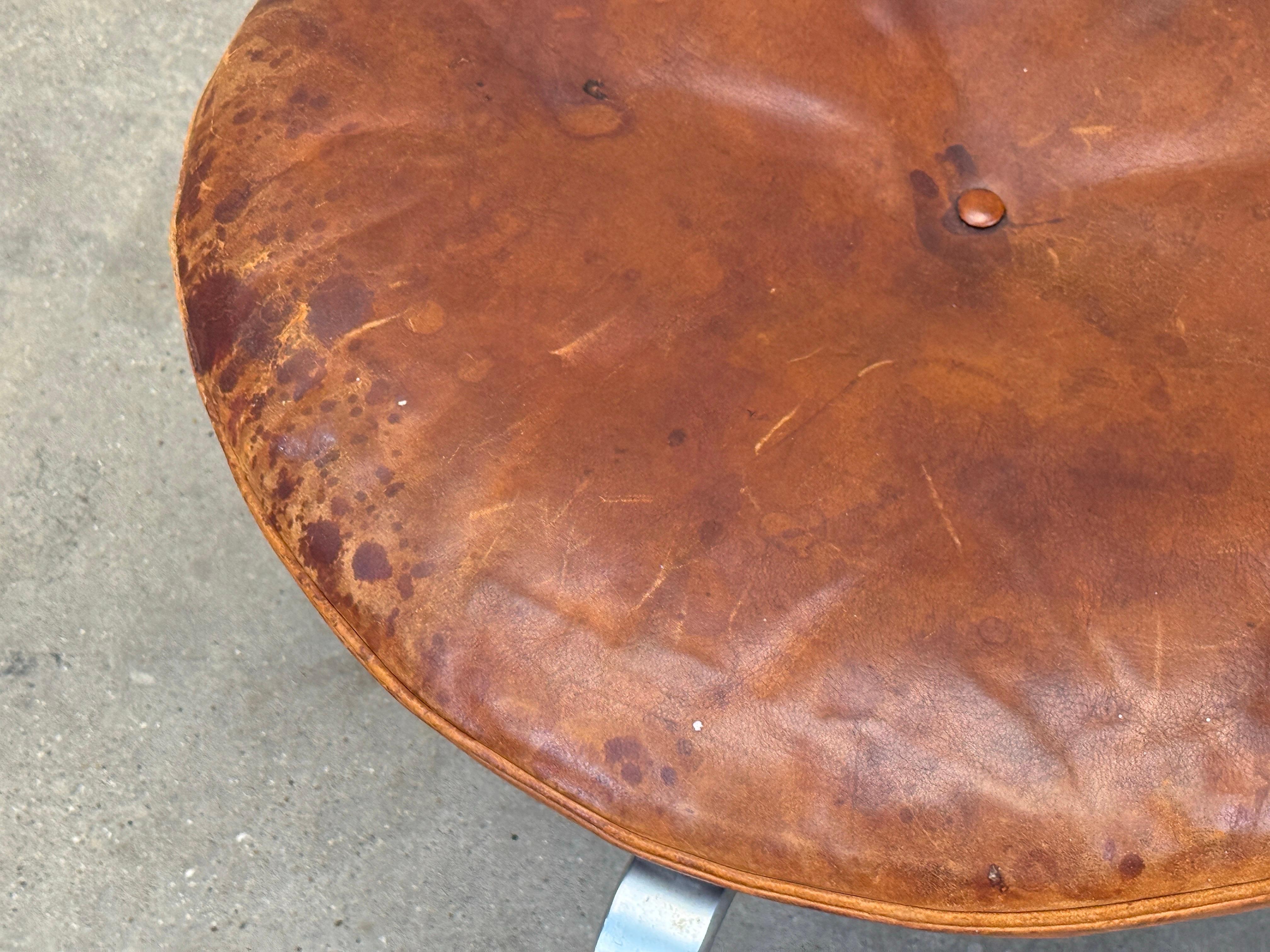 Poul Kjærholm PK 33 Tabouret pour E. Kold Christensen 9