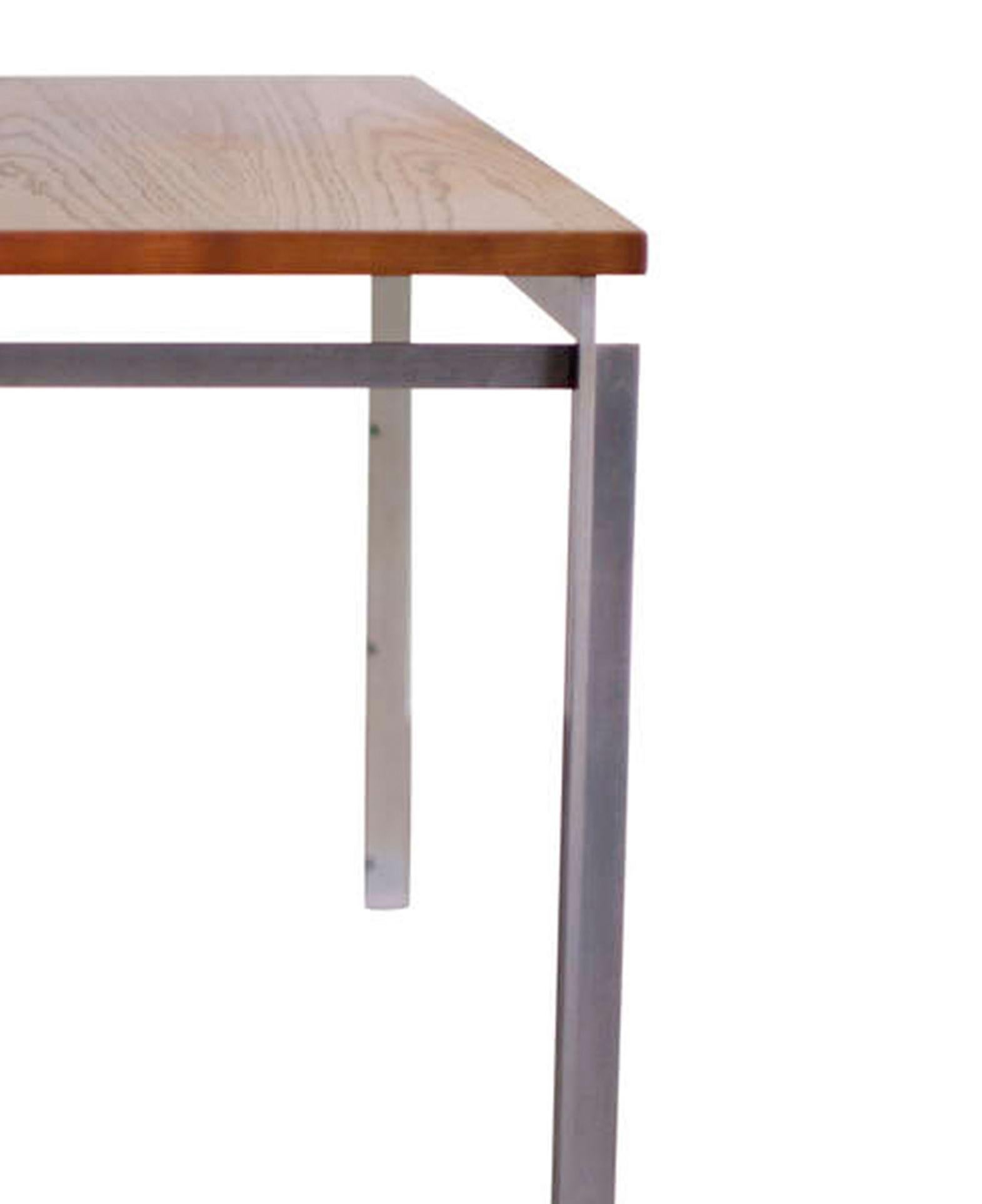 Poul Kjaerholm PK 53 Work Table-Desk in Ash for E. Kold Christensen, Denmark In Good Condition For Sale In WIJCKEL, NL