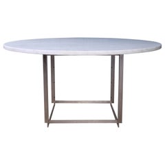 Mesa de comedor Poul Kjaerholm PK-54 de E. Kold Christensen, Dinamarca