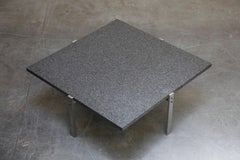 Poul Kjærholm 'PK-65' Steel and Honed Granite Coffee Table, Signed