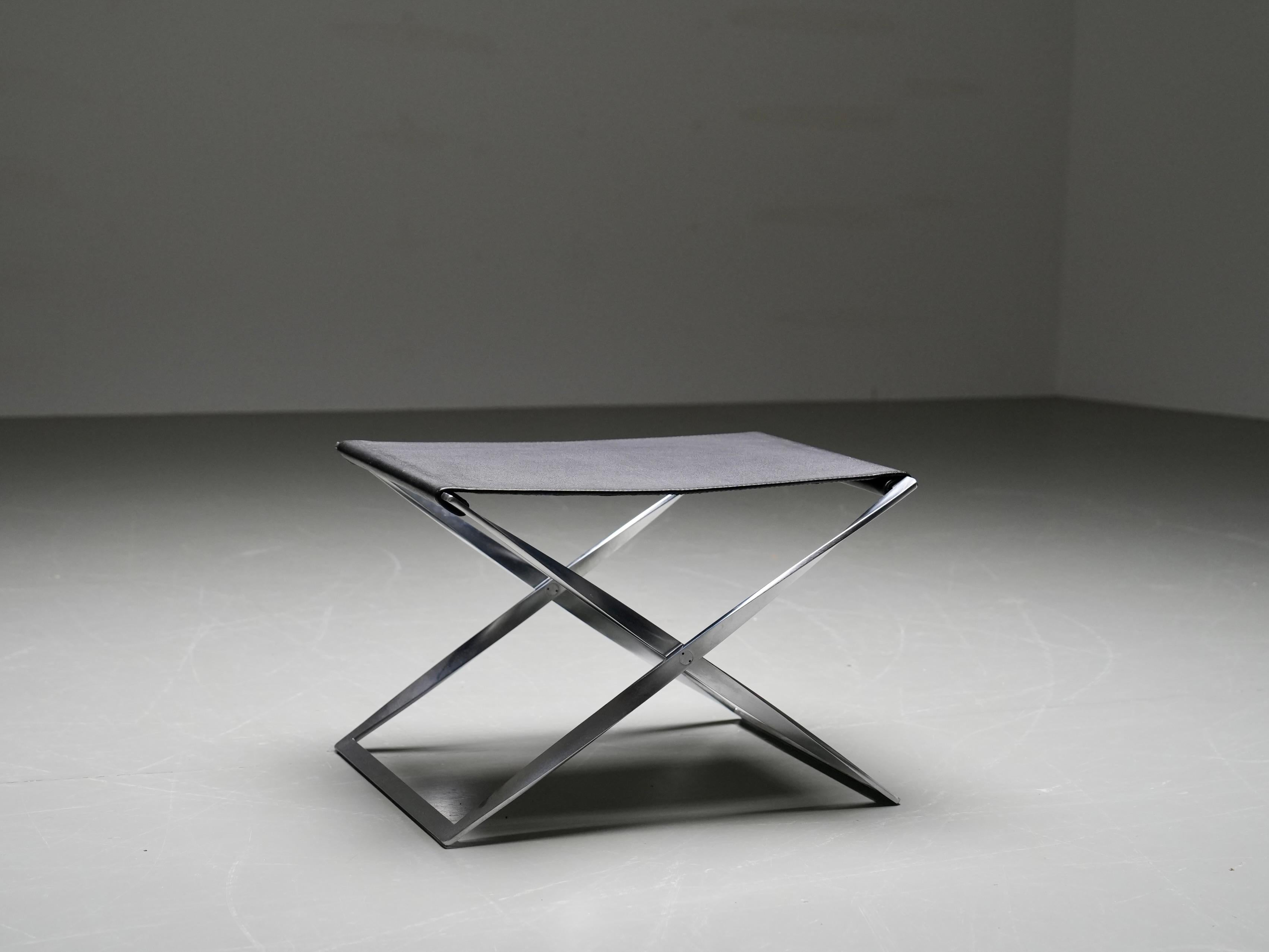 Scandinavian Modern Poul Kjærholm PK 91 Stool by Fritz Hansen, Denmark For Sale