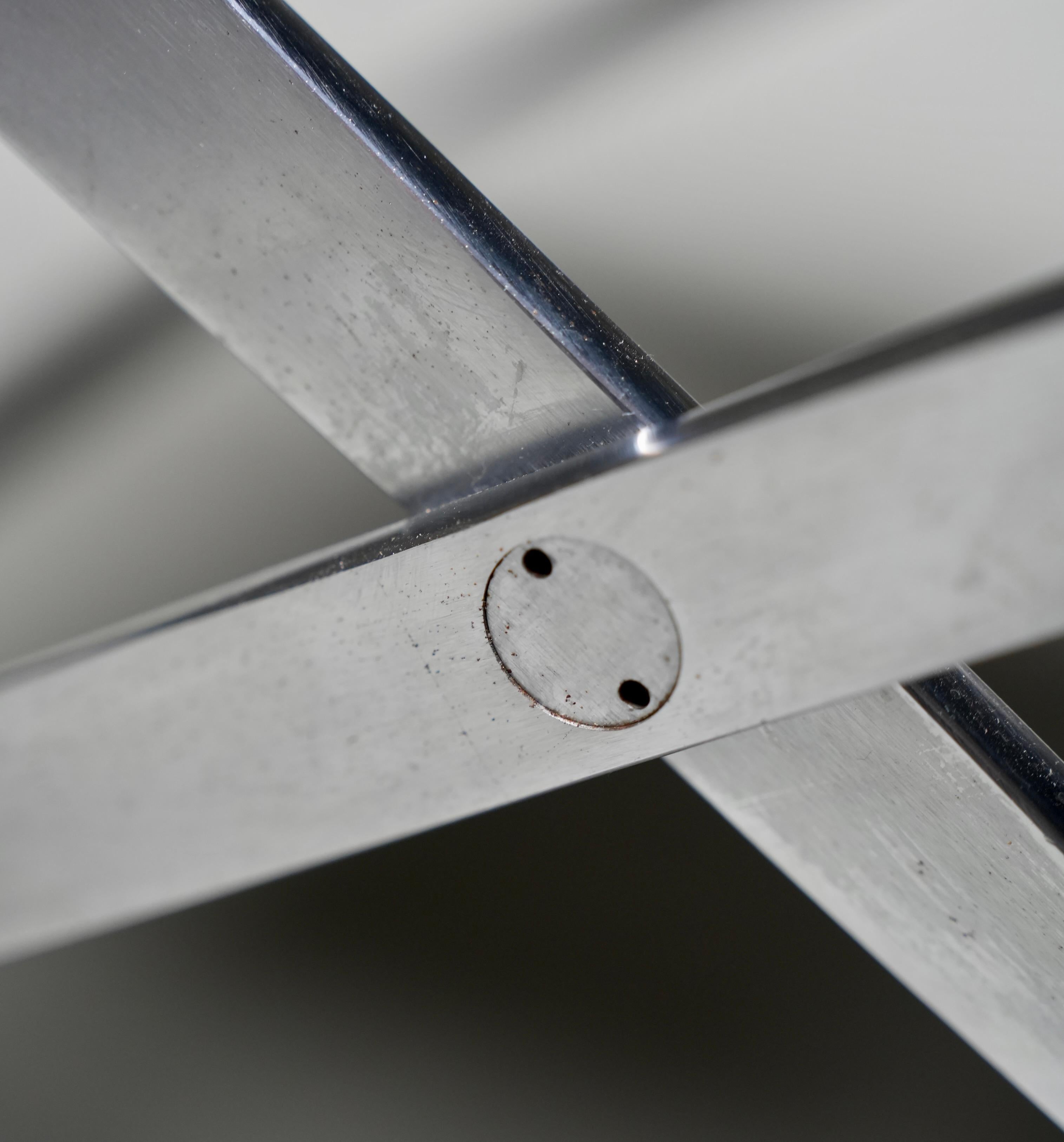 Steel Poul Kjærholm PK 91 Stool by Fritz Hansen, Denmark For Sale