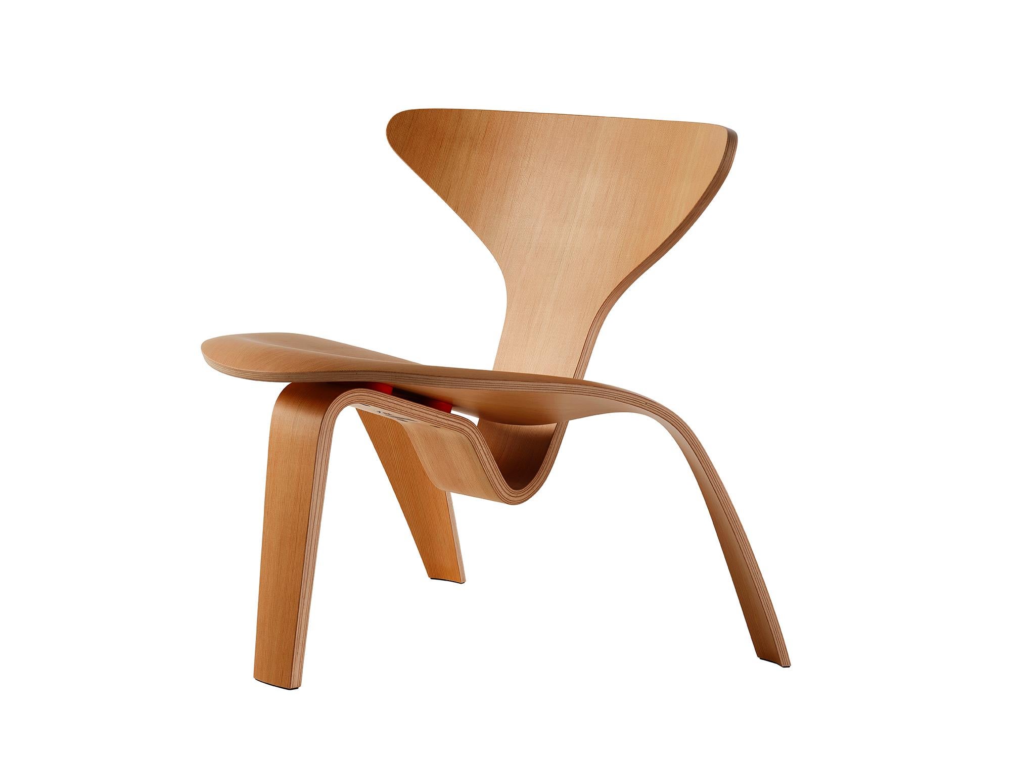 Poul Kjærholm 'PK0 A' Chair for Fritz Hansen in Oregon Pine For Sale 3