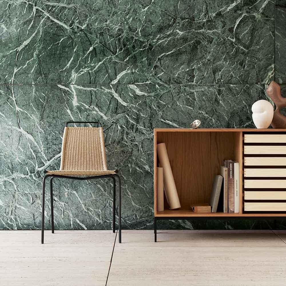 Poul Kjaerholm PK1 Stuhl Schwarzer Stahl Natural Papercord für Carl Hansen im Angebot 1