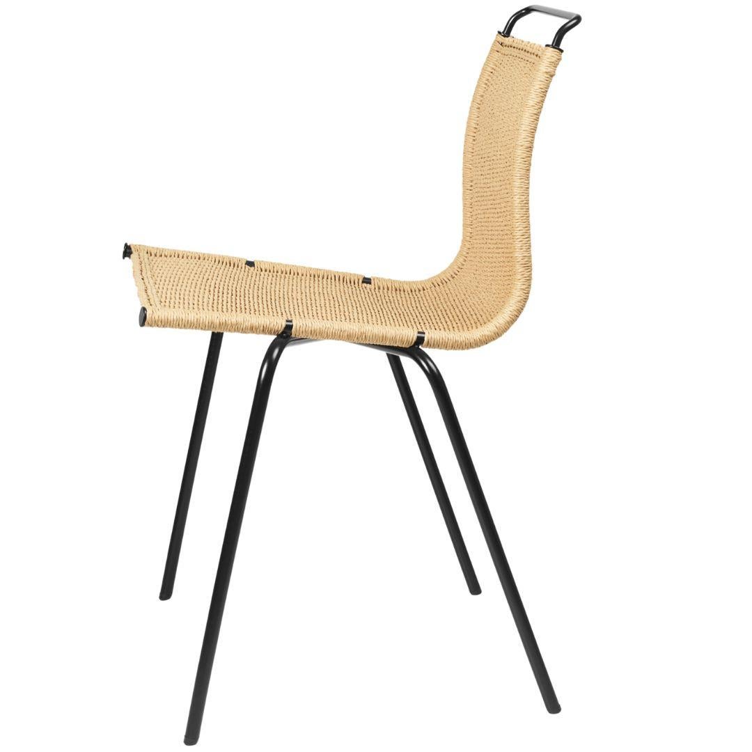 Poul Kjærholm 'PK1' Chair in Stainless Steel & Paper Cord for Carl Hansen & Son For Sale 6