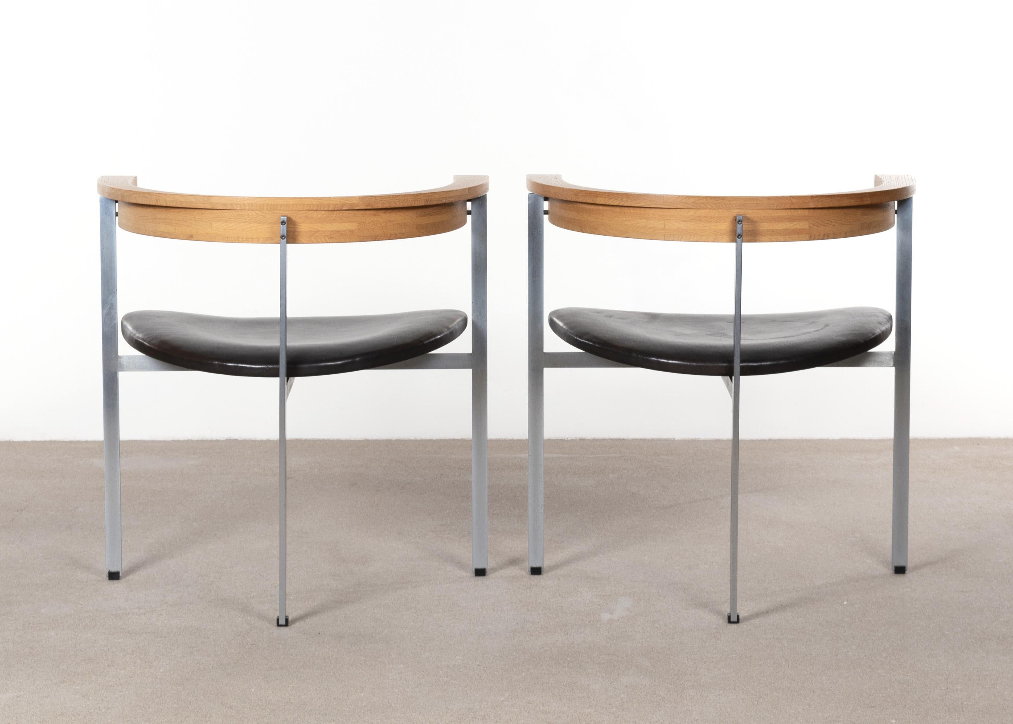 Scandinavian Modern Poul Kjaerholm PK11 Chairs untouched originals for E Kold Christensen