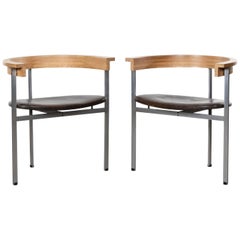 Poul Kjaerholm PK11 Chairs untouched originals for E Kold Christensen