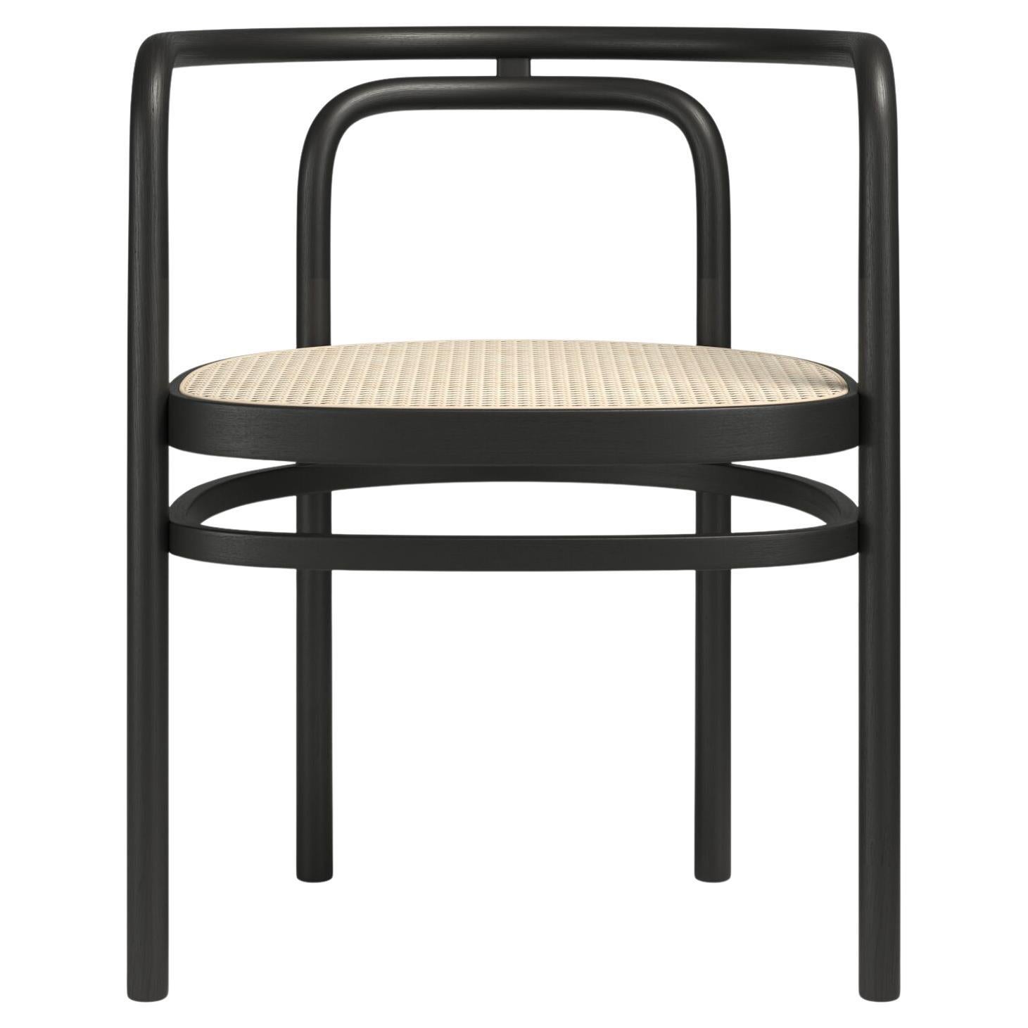 Poul Kjaerholm PK15 Sessel Black Ash Natural French Cane für Fritz Hansen