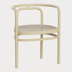 Poul Kjaerholm PK15 Armchair Lacquered Ash Natural French Cane for Fritz Hansen