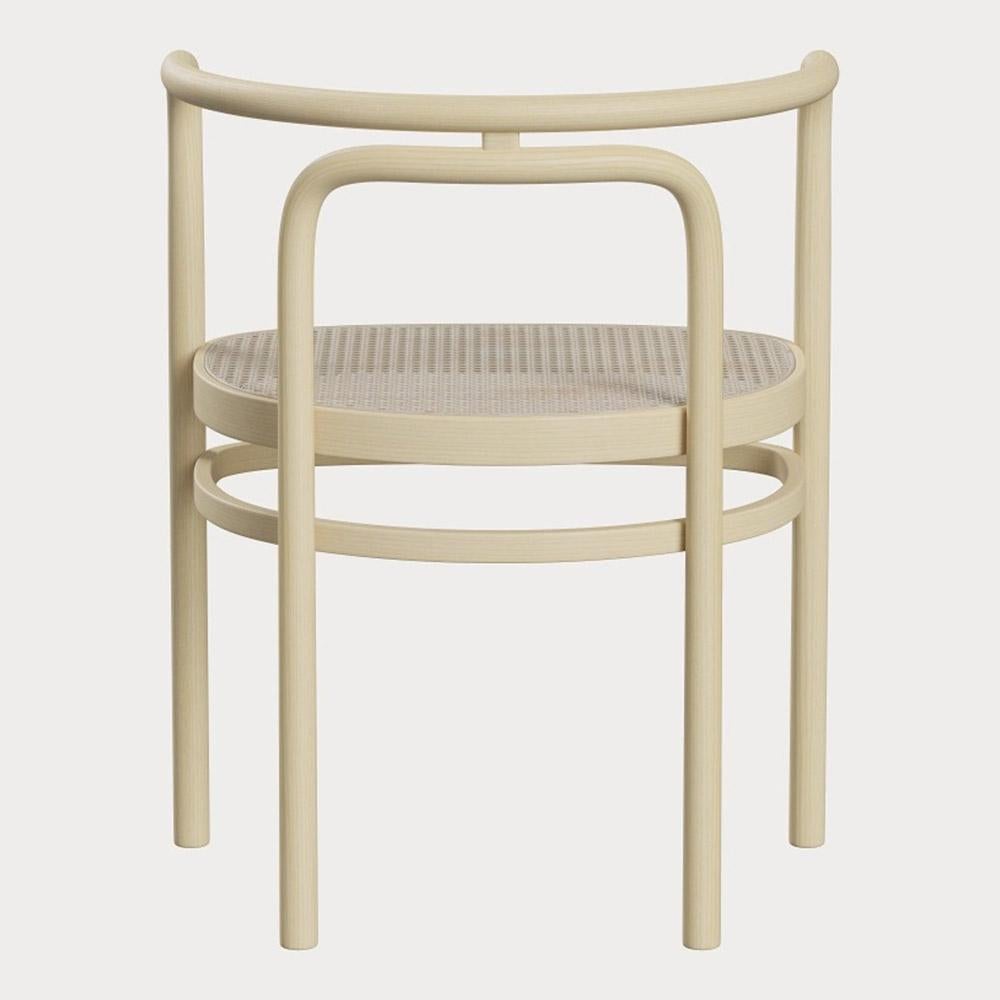 Poul Kjaerholm PK15 Sessel Lackierte Esche Natural French Cane für Fritz Hansen (Italienisch) im Angebot