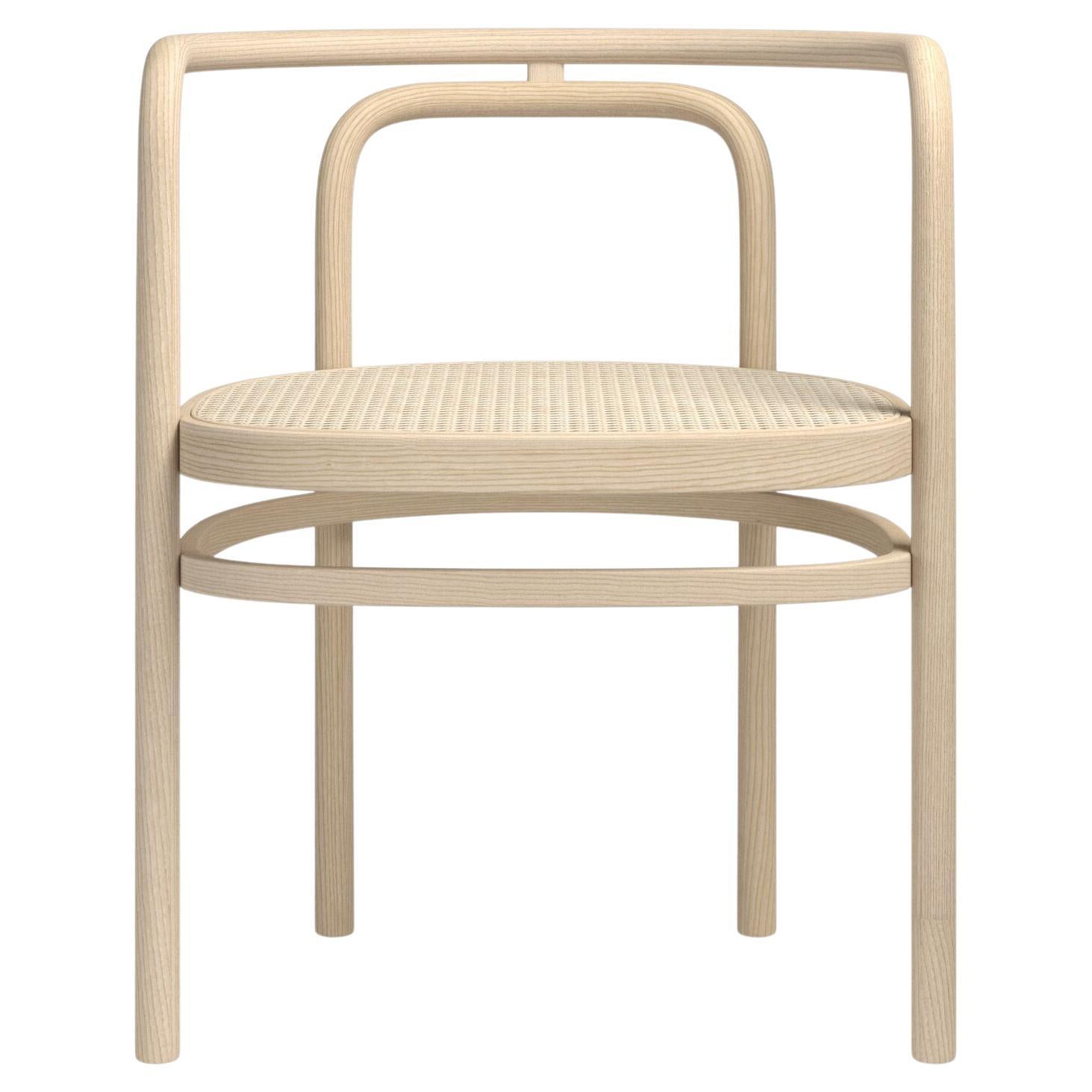 Poul Kjaerholm PK15 Sessel Lackierte Esche Natural French Cane für Fritz Hansen
