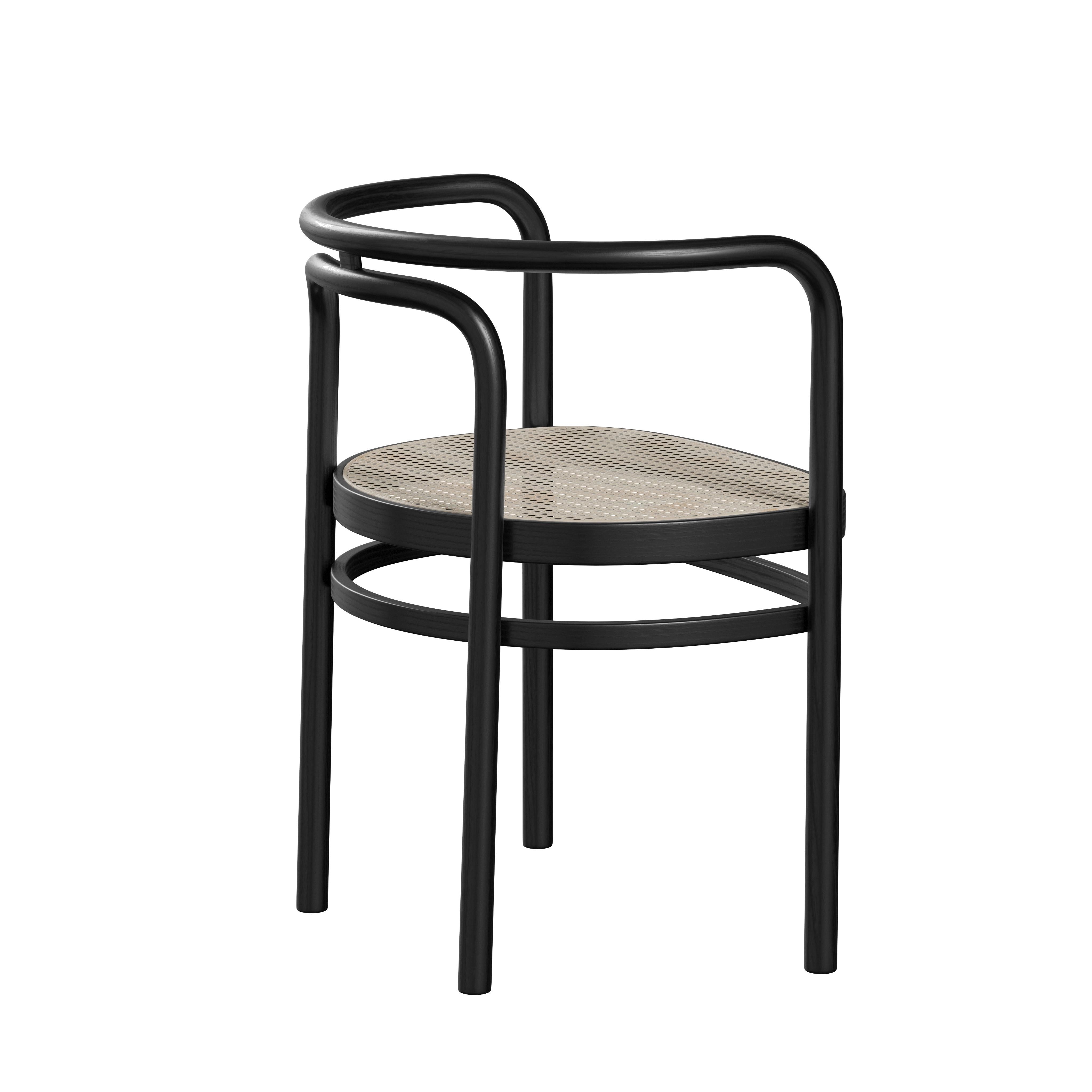 Poul Kjærholm 'PK15' Chair for Fritz Hansen in Black Colored Ash For Sale 1