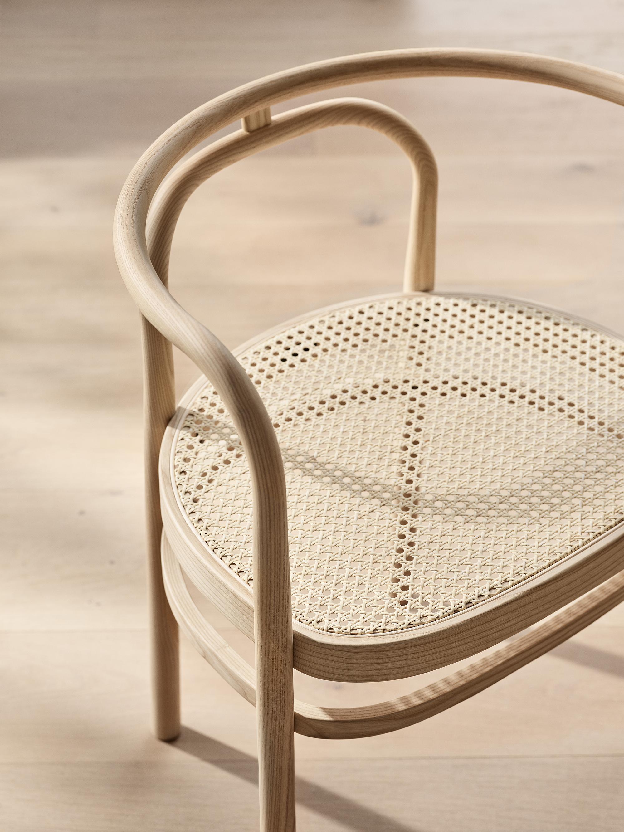 Danish Poul Kjærholm 'PK15' Chair for Fritz Hansen in Clear Lacquered Ash For Sale