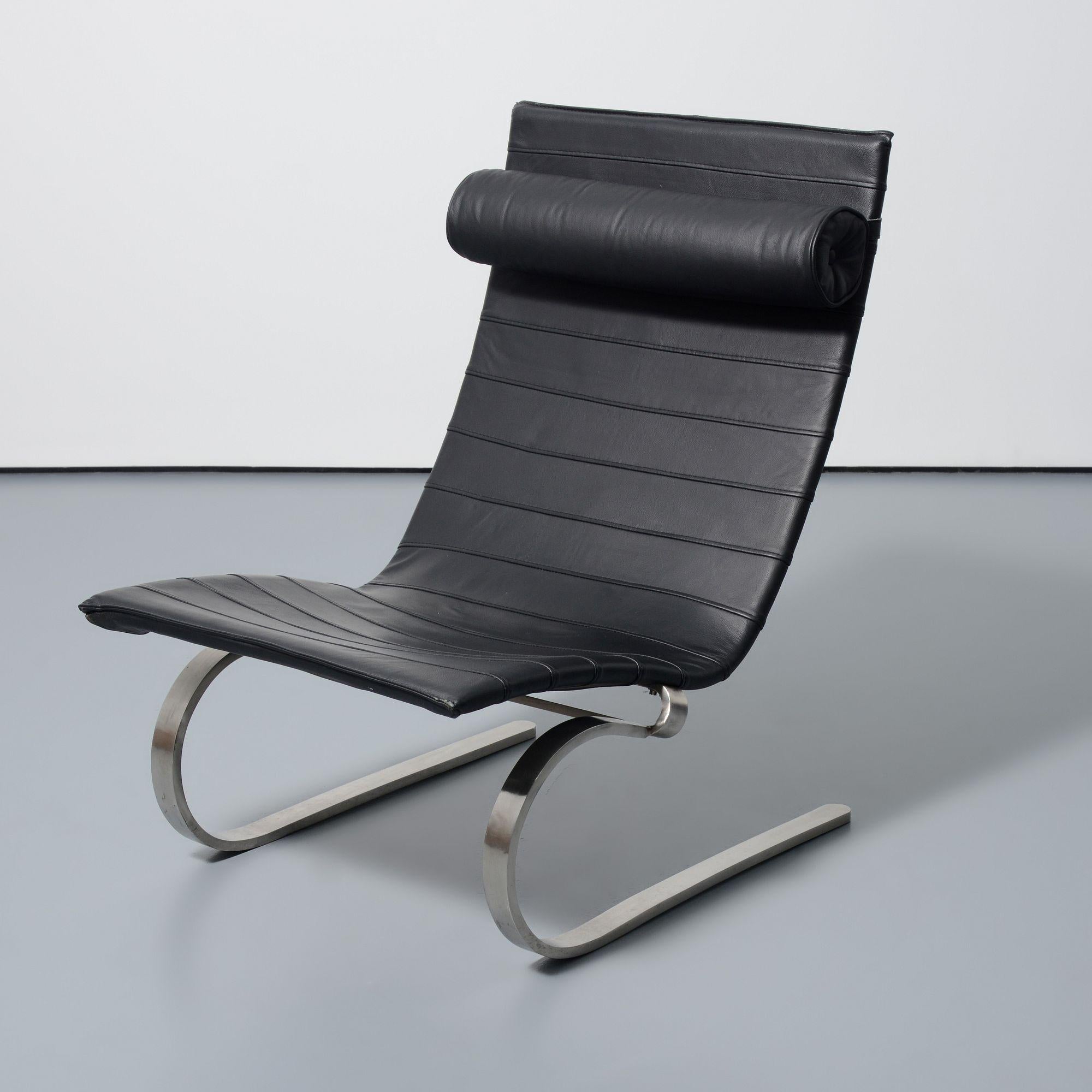 Artist/Designer; Manufacturer: Poul Kjaerholm (Danish, 1929-1980); E. Kold Christensen (Denmark), attributed, Herman Miller (USA exclusive distributor), attributed
Marking(s); notes: no marking(s) apparent
Materials: stainless steel,