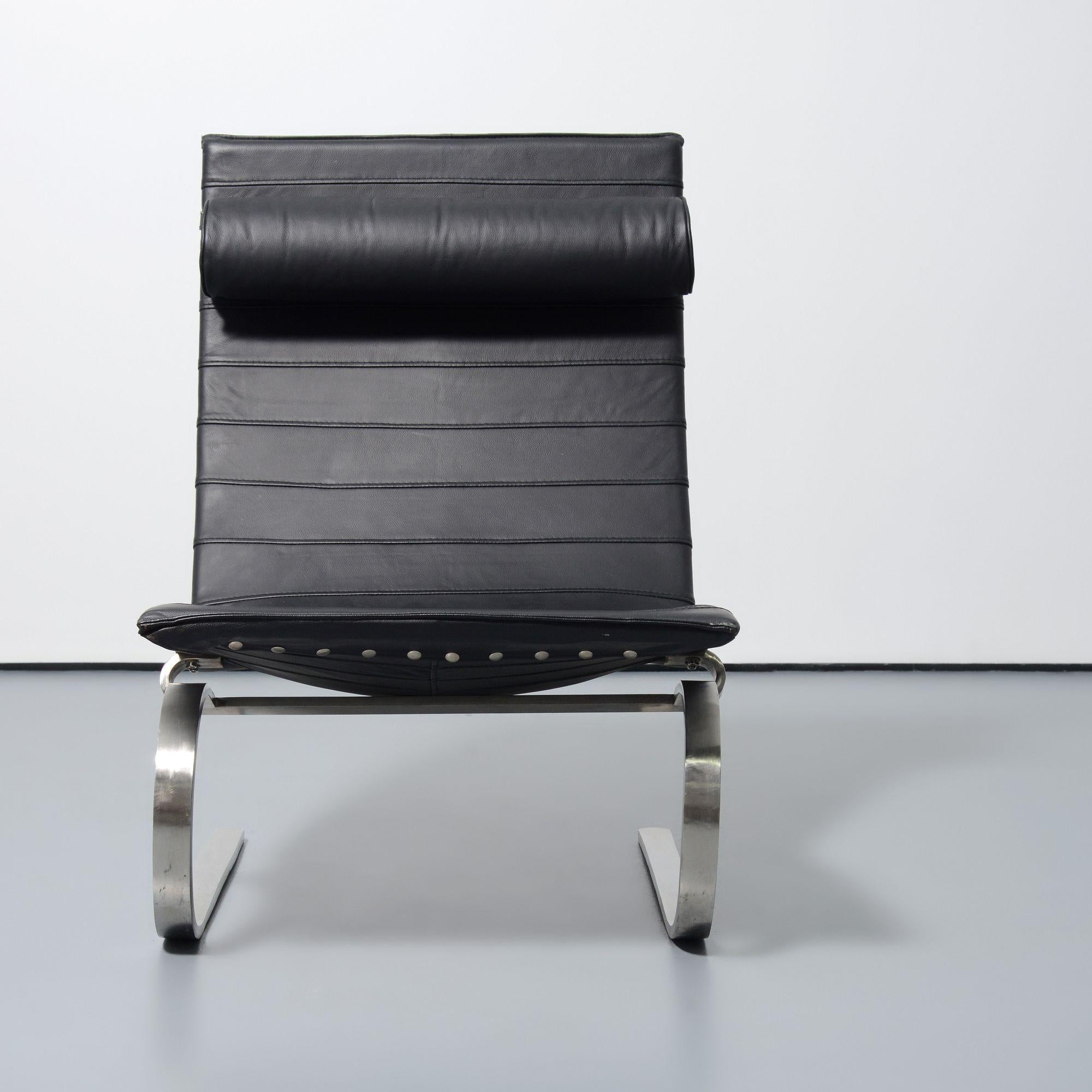Poul Kjaerholm PK20 Lounge Chair In Good Condition In Lake Worth Beach, FL