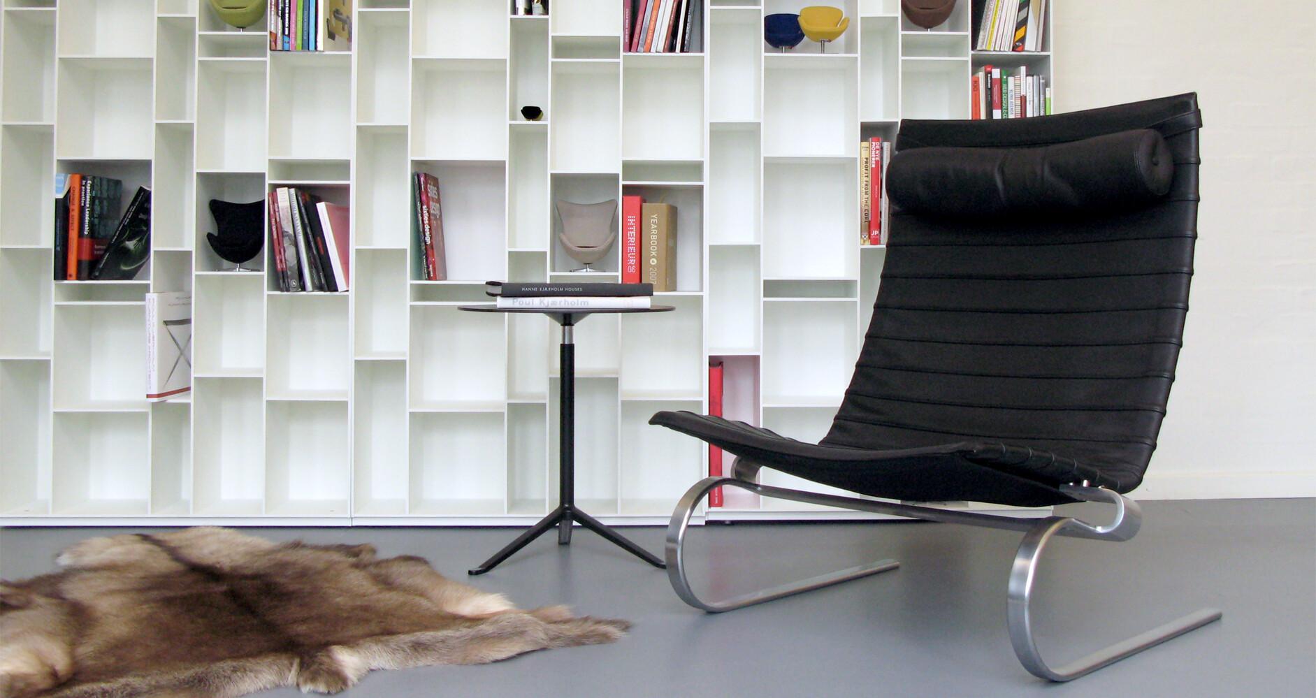 Contemporary Poul Kjærholm PK20 Lounge Chair Grace Leather Chromed Steel for Fritz Hansen For Sale