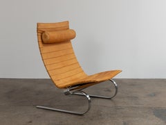 Poul Kjaerholm PK20 Lounge Chair in Cognac Leather