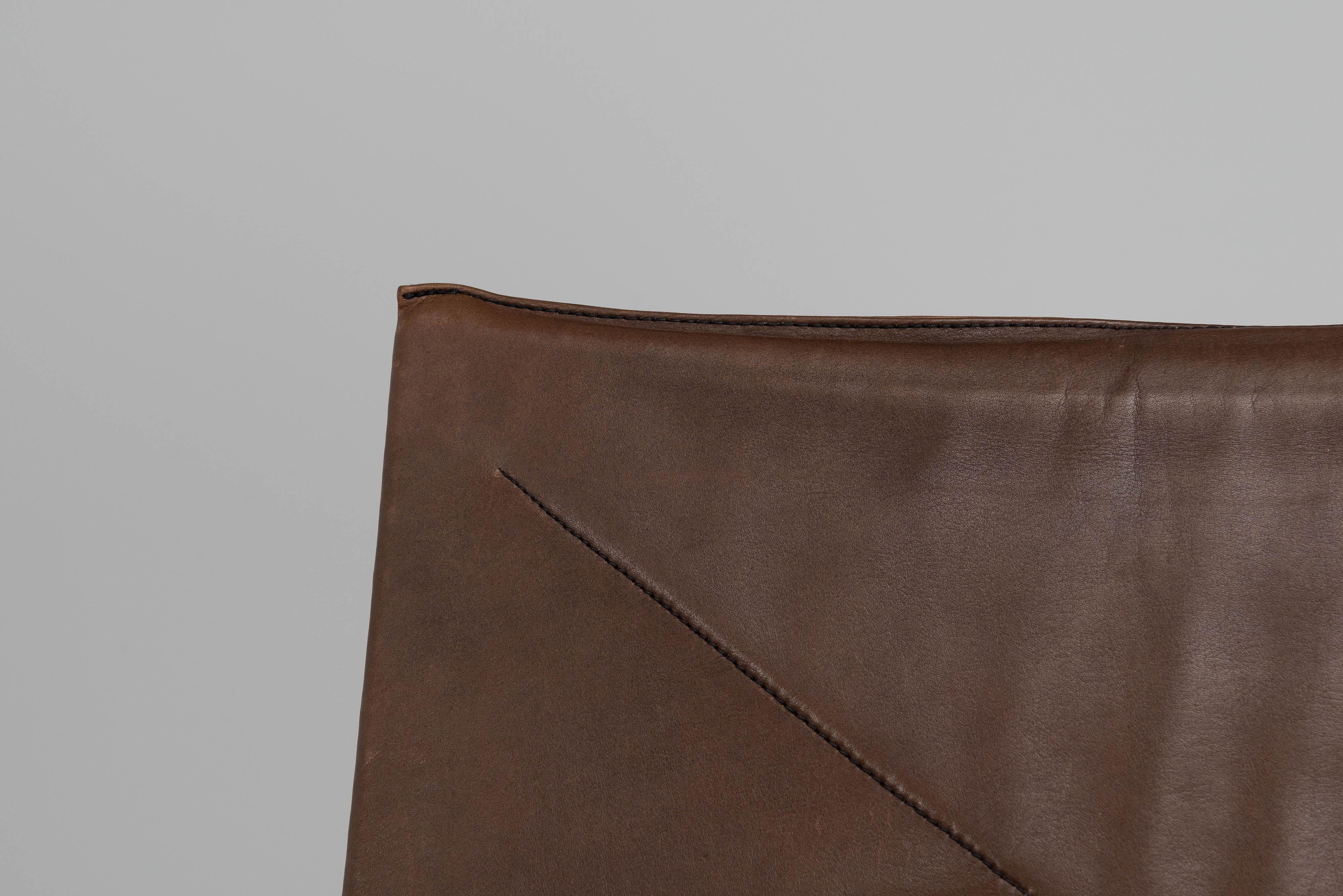 Poul Kjaerholm PK22 brown leather EKC Denmark 1956 For Sale 3