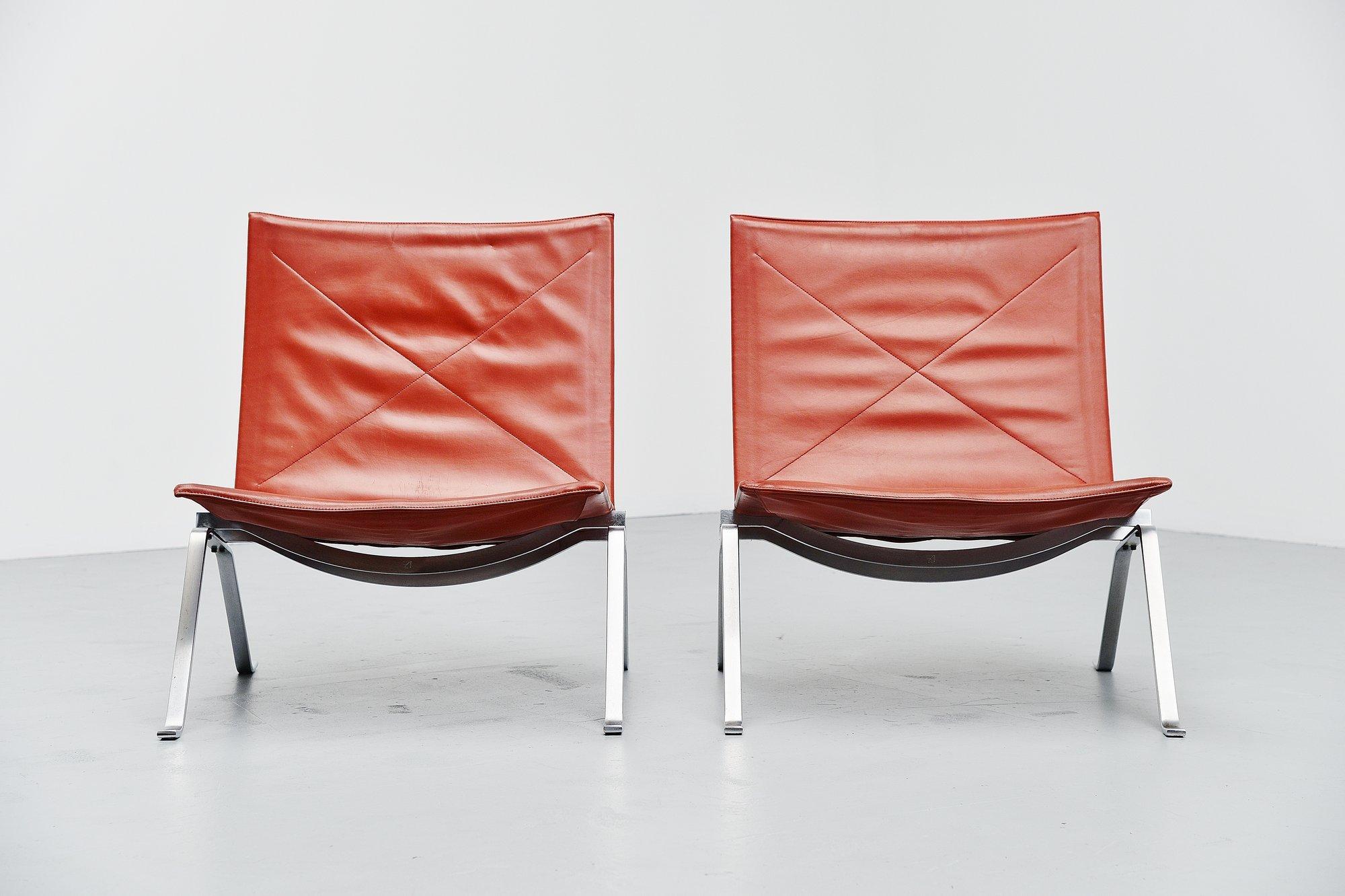 Mid-20th Century Poul Kjaerholm PK22 Chairs E Kold Christensen, Denmark, 1956