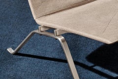 Poul Kjærholm 'PK22' Lounge Chair for Fritz Hansen in Canvas