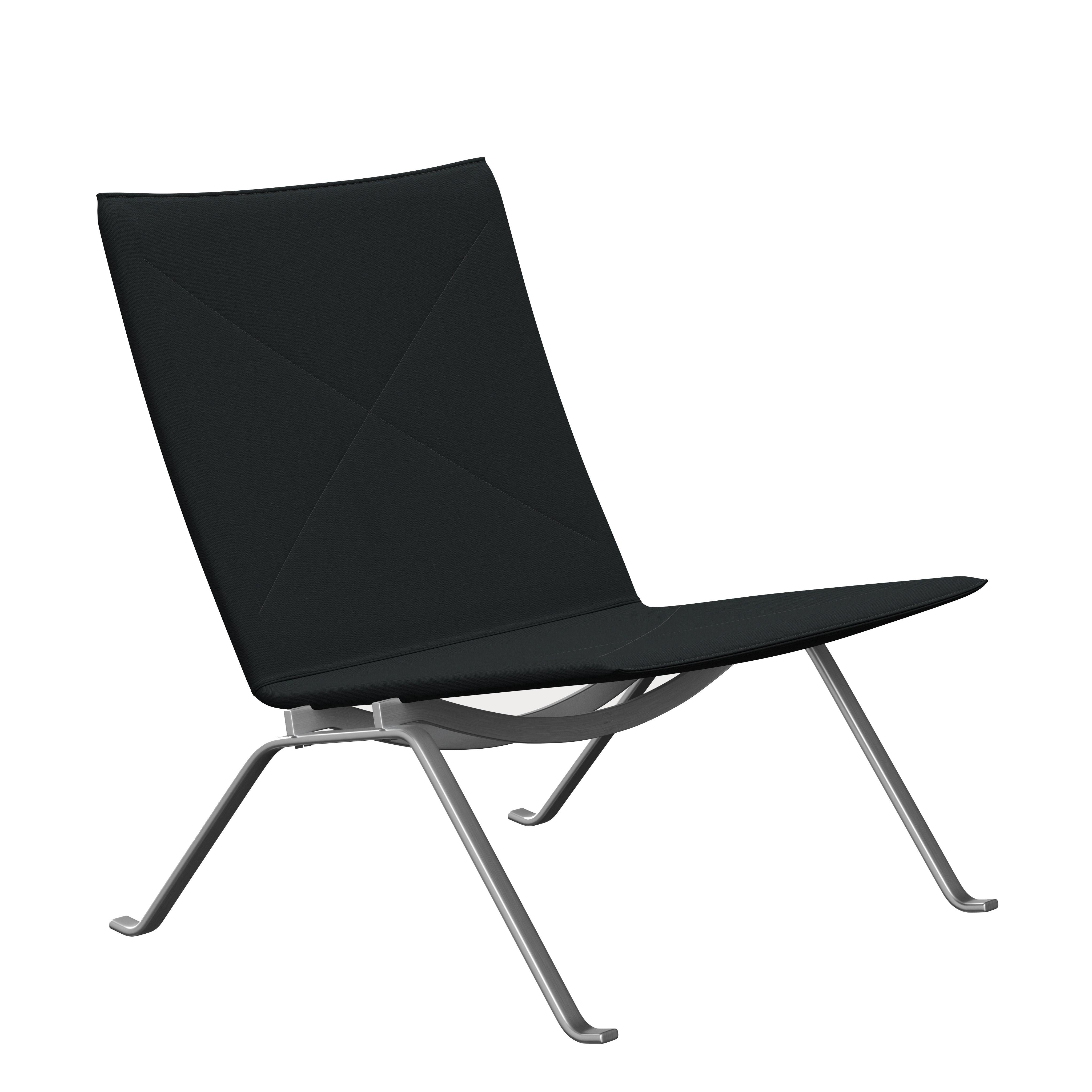 Danish Poul Kjærholm 'PK22' Lounge Chair for Fritz Hansen in Canvas For Sale
