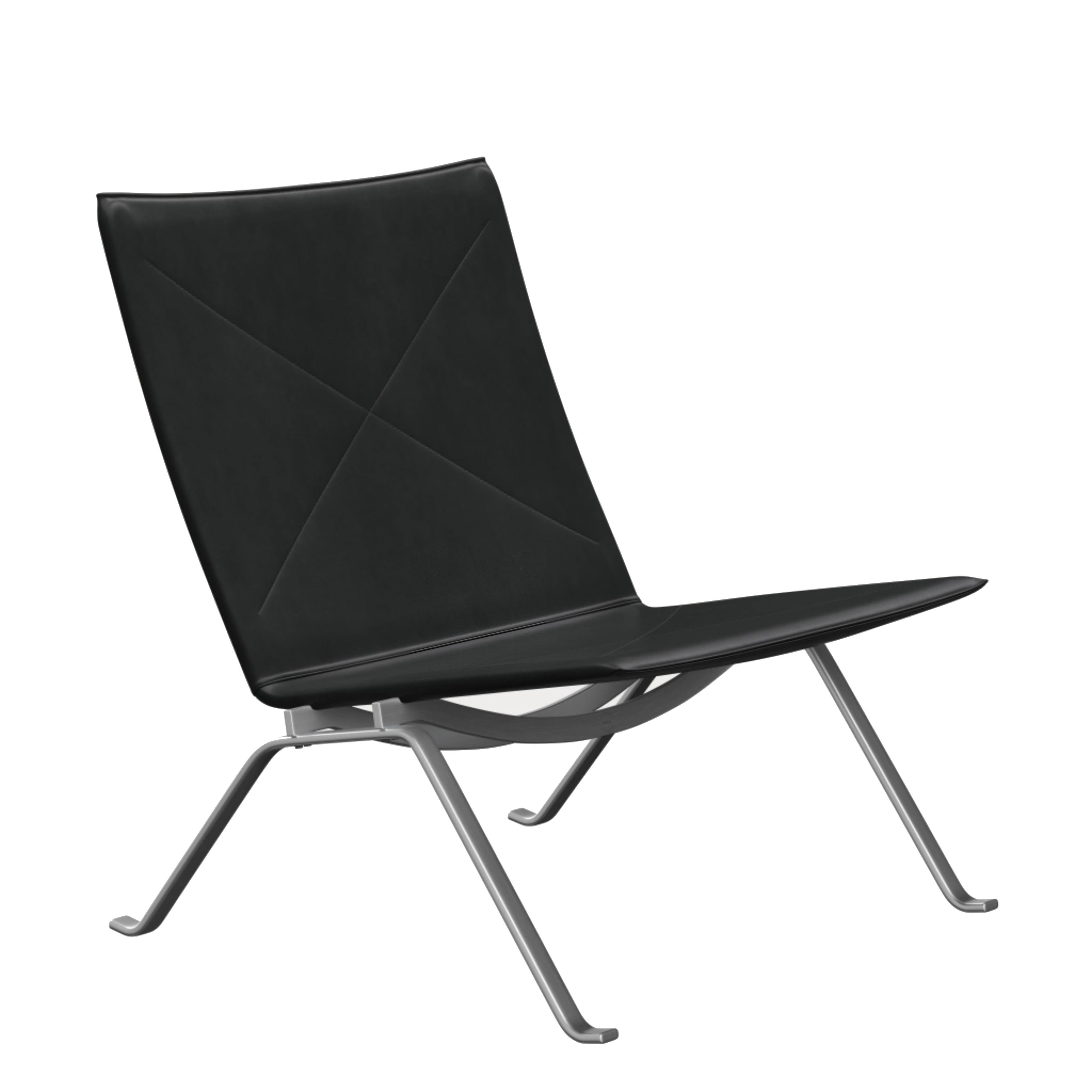 Poul Kjærholm 'PK22' Lounge Chair für Fritz Hansen in Leder (Kat. 5) im Angebot 6