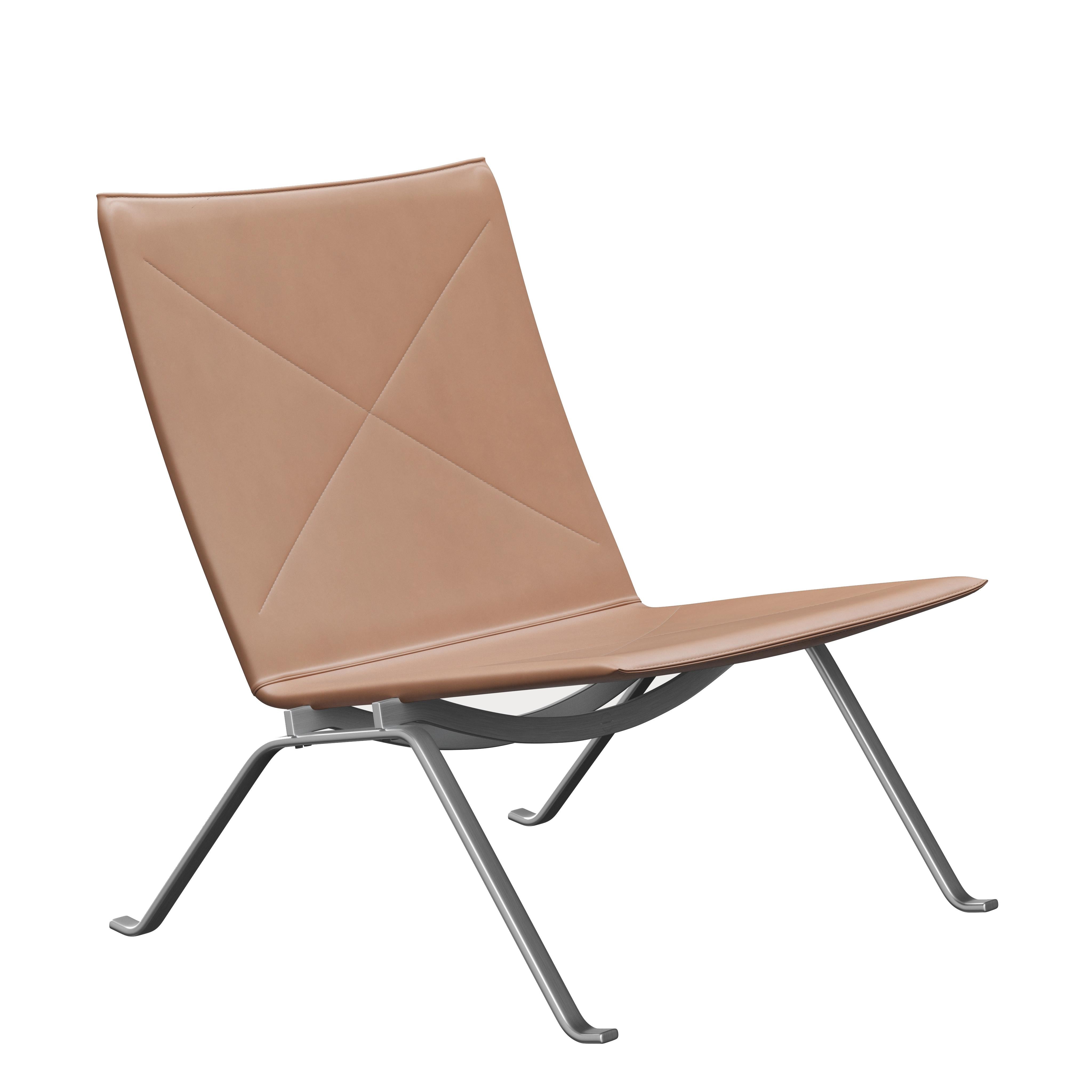 Poul Kjærholm 'PK22' Lounge Chair for Fritz Hansen in Leather (Cat. 5) For Sale 9