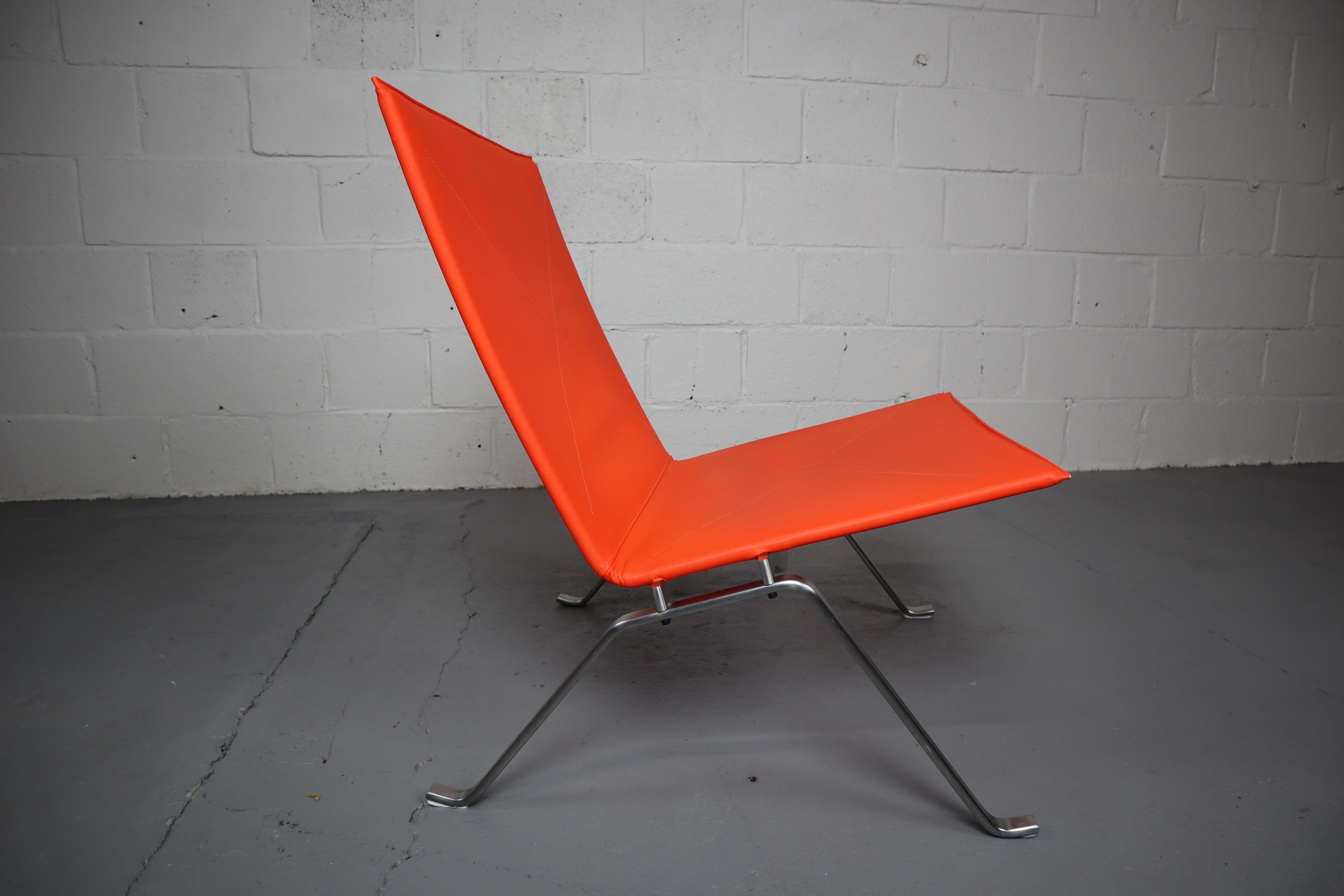 Stainless Steel Poul Kjaerholm PK22 Lounge Chair