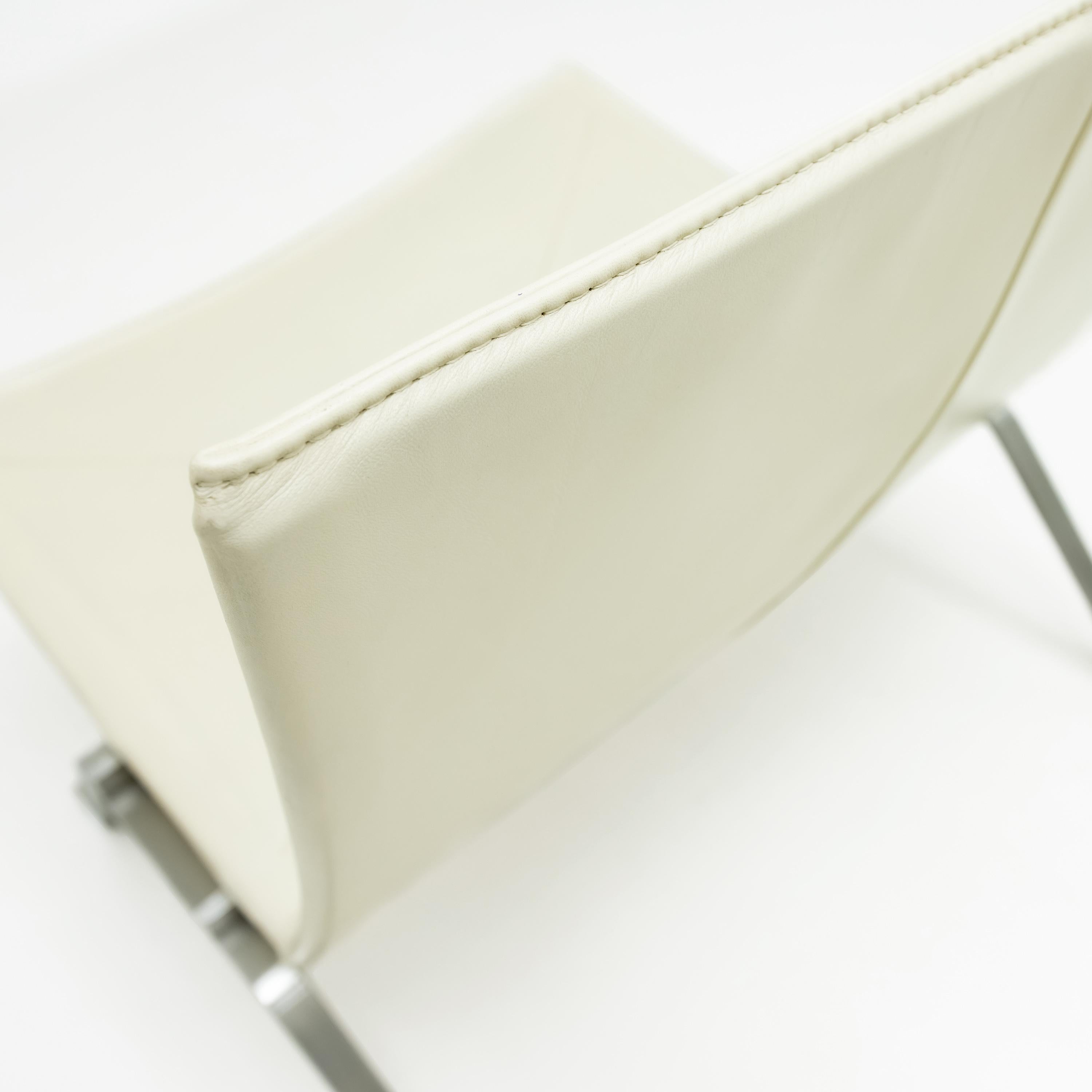 20th Century Poul Kjaerholm PK22 Lounge Chair in Cream Leather for Fritz Hansen '2 Available'