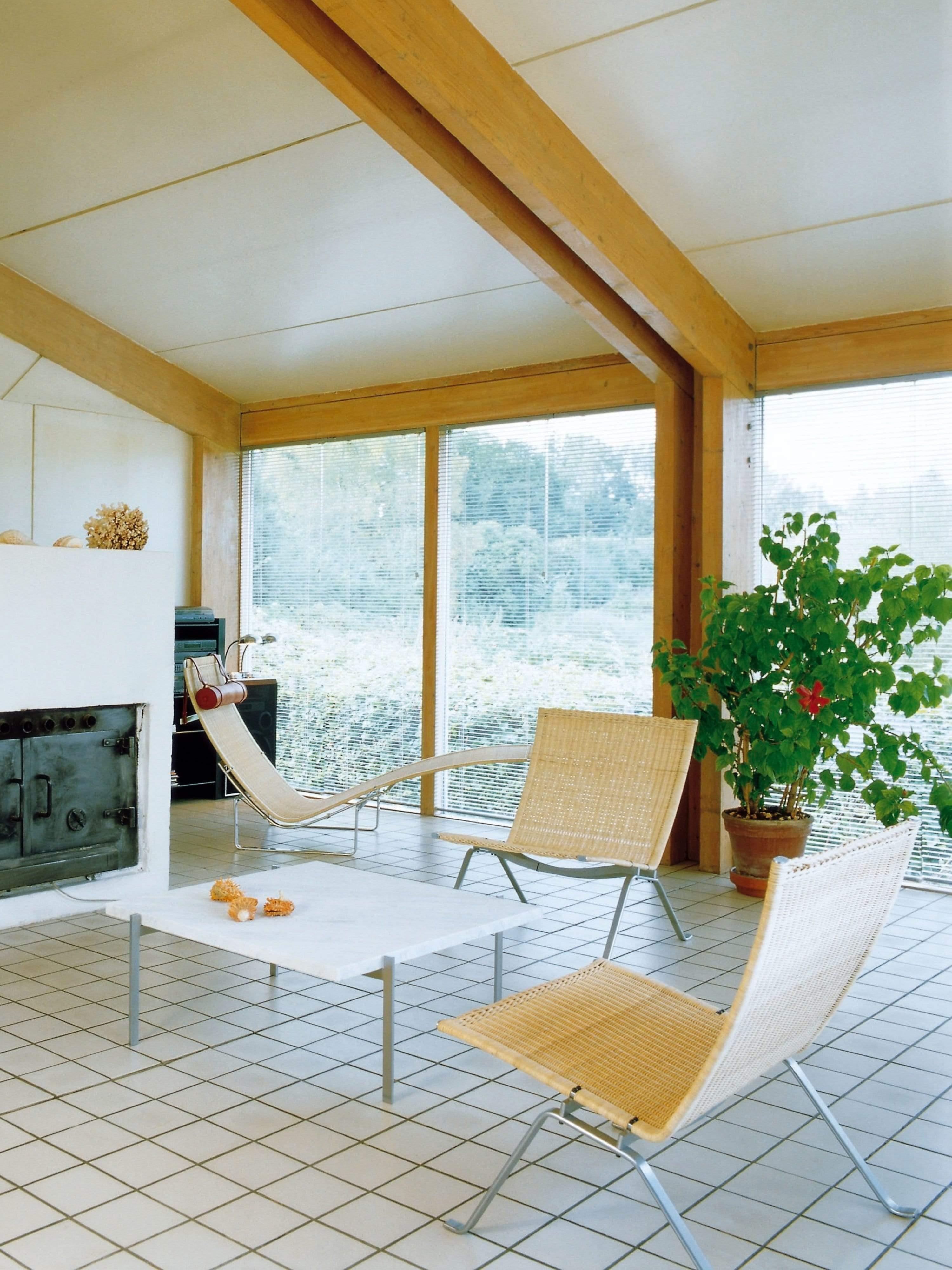 Poul Kjaerholm PK22 Lounge Chair in Wicker by Fritz Hansen Danés en venta