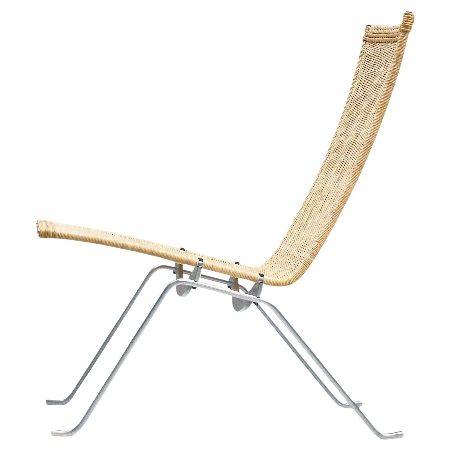 Poul Kjaerholm PK22 Lounge Chair in Wicker by Fritz Hansen