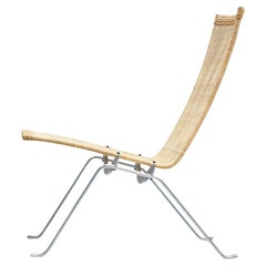 Poul Kjaerholm PK22 Lounge Chair in Wicker by Fritz Hansen