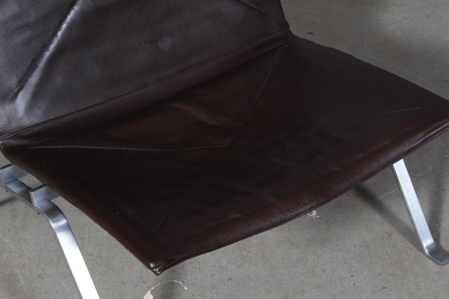 Scandinavian Modern Poul Kjærholm PK22 Lounge Chair, Kold Christensen