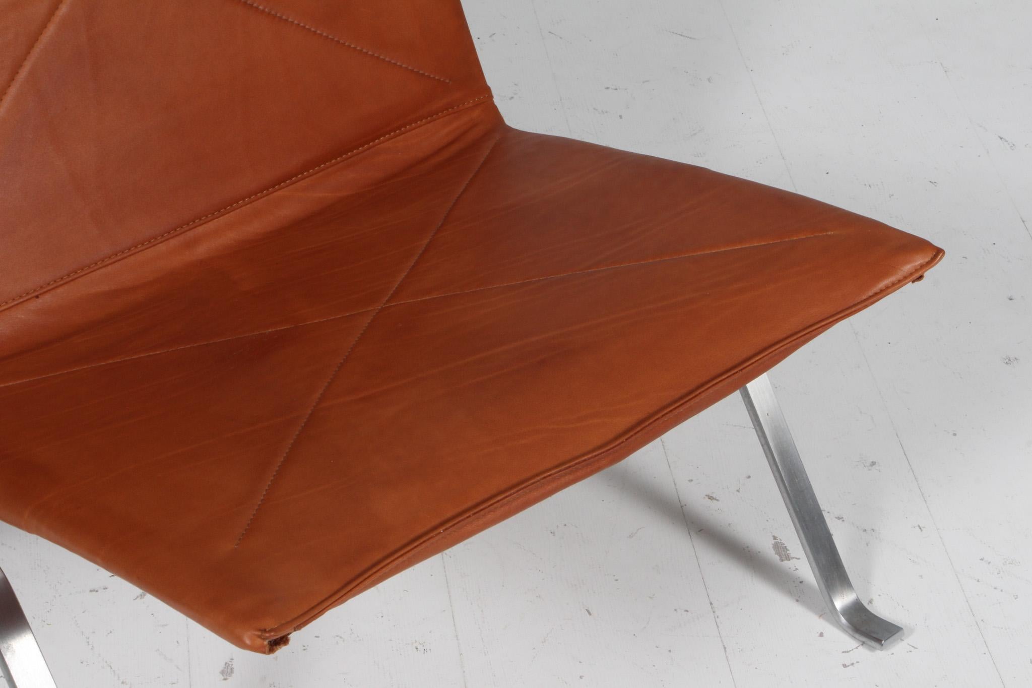 Danish Poul Kjærholm PK22 Lounge Chair, new upholstered