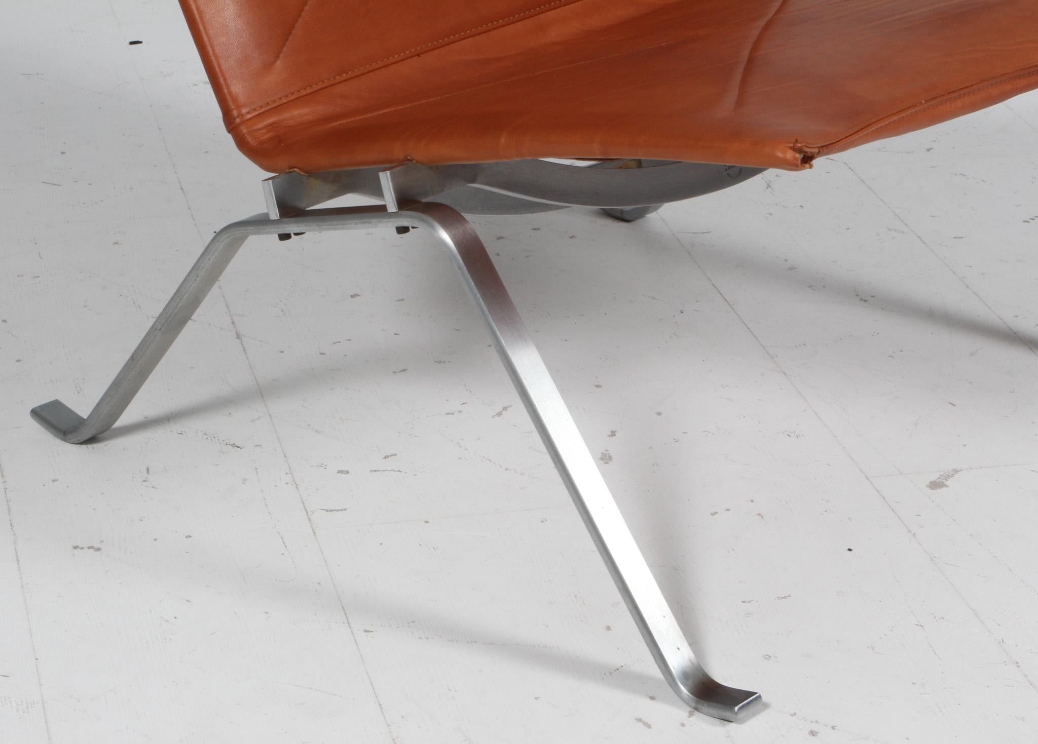 Poul Kjærholm PK22 Lounge Chair, new upholstered In Good Condition In Esbjerg, DK