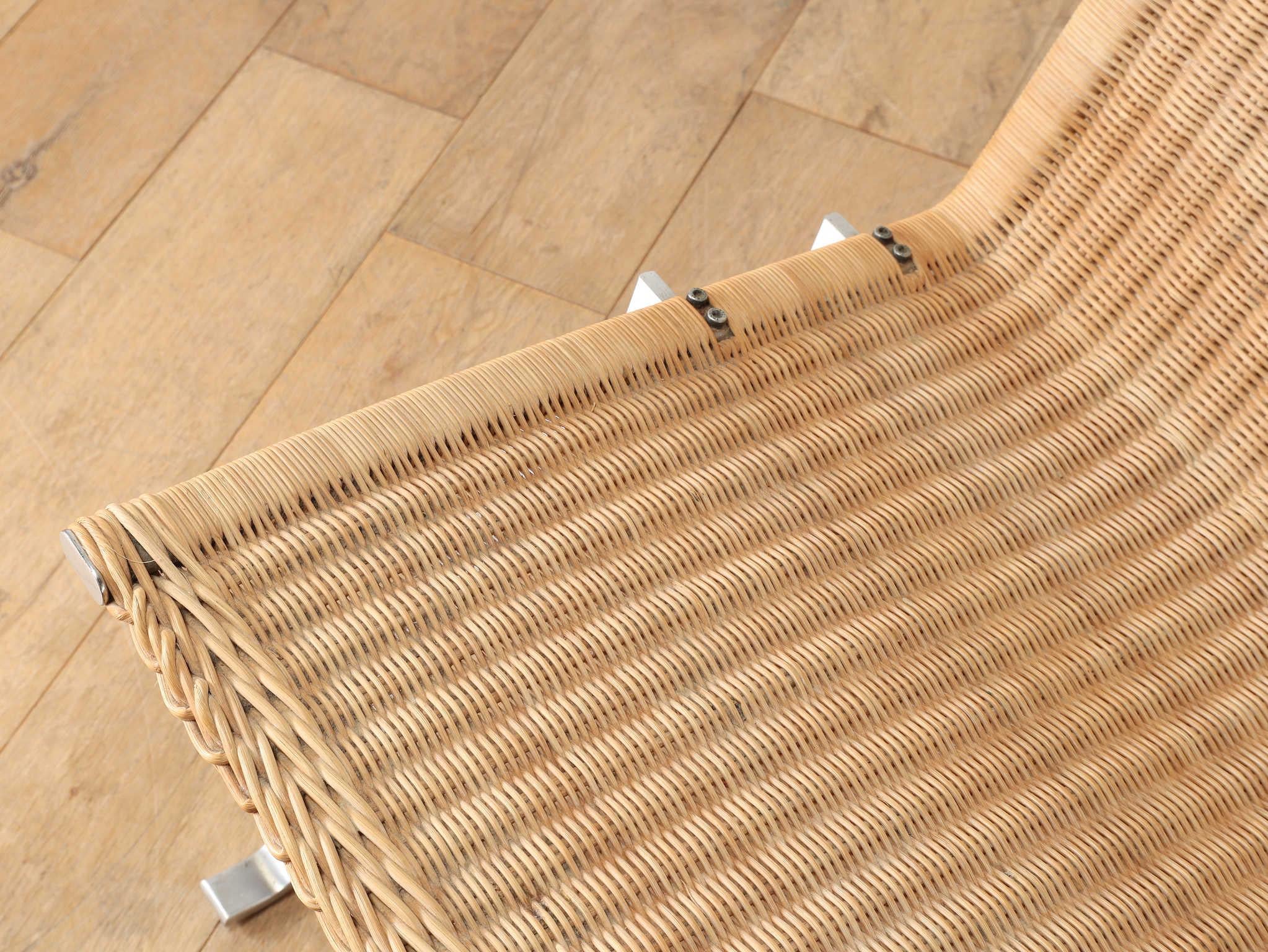 Poul Kjærholm 'PK22' Wicker Lounge Chair for Fritz Hansen 3