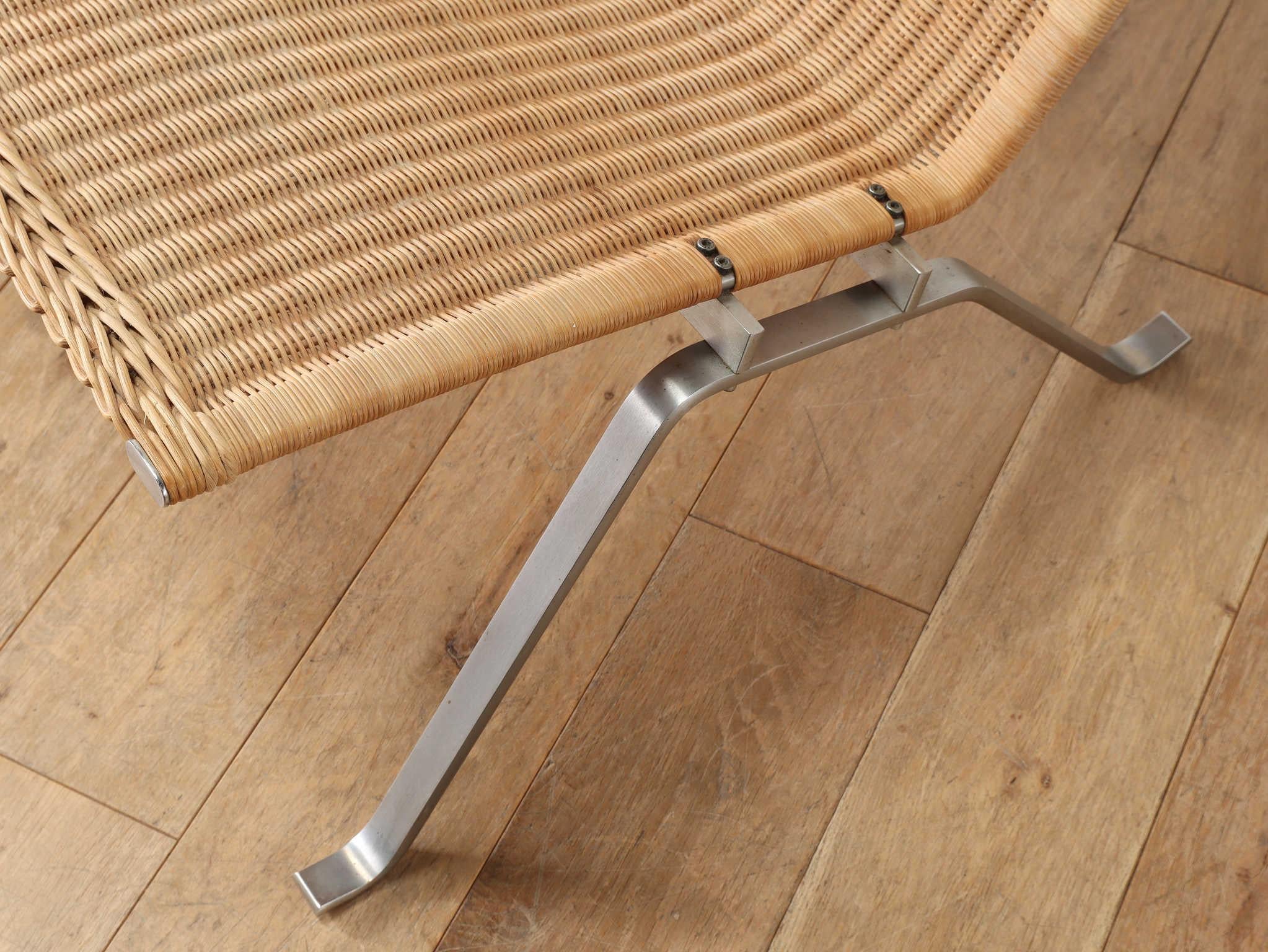 Poul Kjærholm 'PK22' Wicker Lounge Chair for Fritz Hansen 5