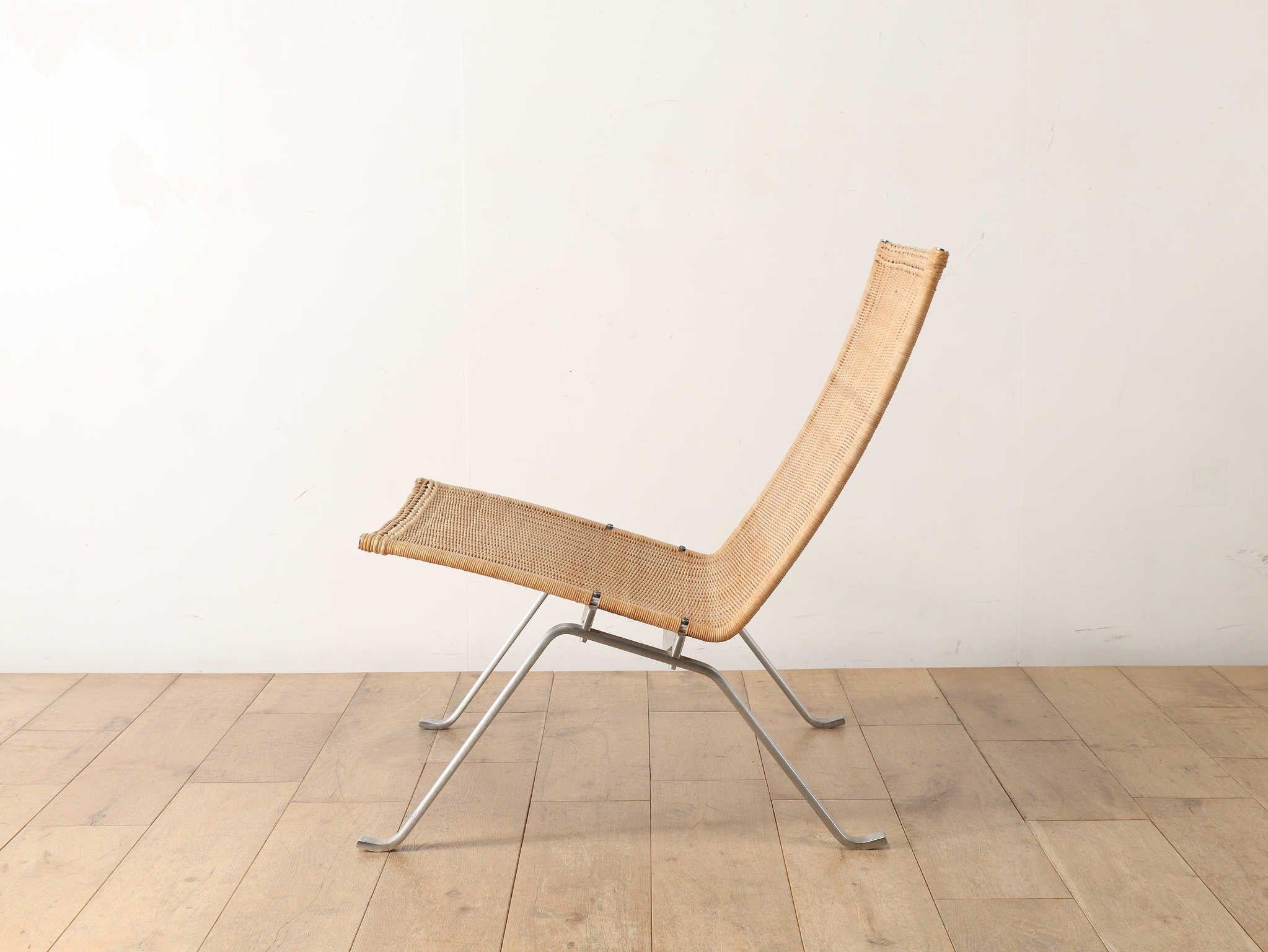 Poul Kjærholm 'PK22' Wicker Lounge Chair for Fritz Hansen 10