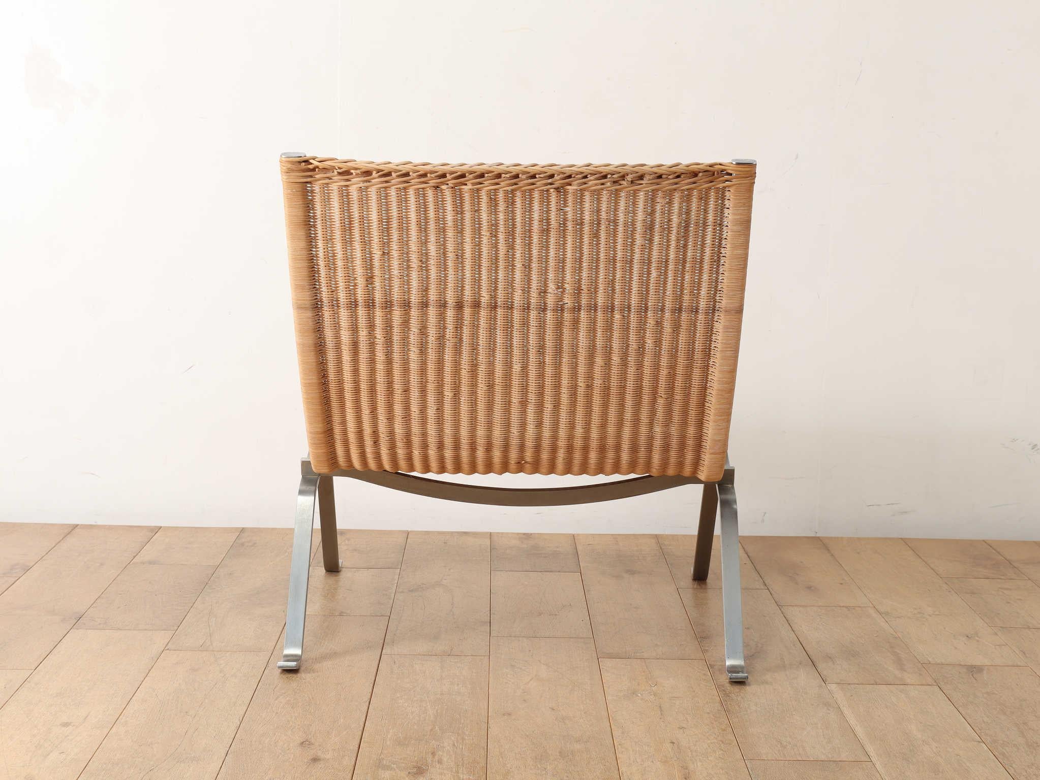 Poul Kjærholm 'PK22' Wicker Lounge Chair for Fritz Hansen 11