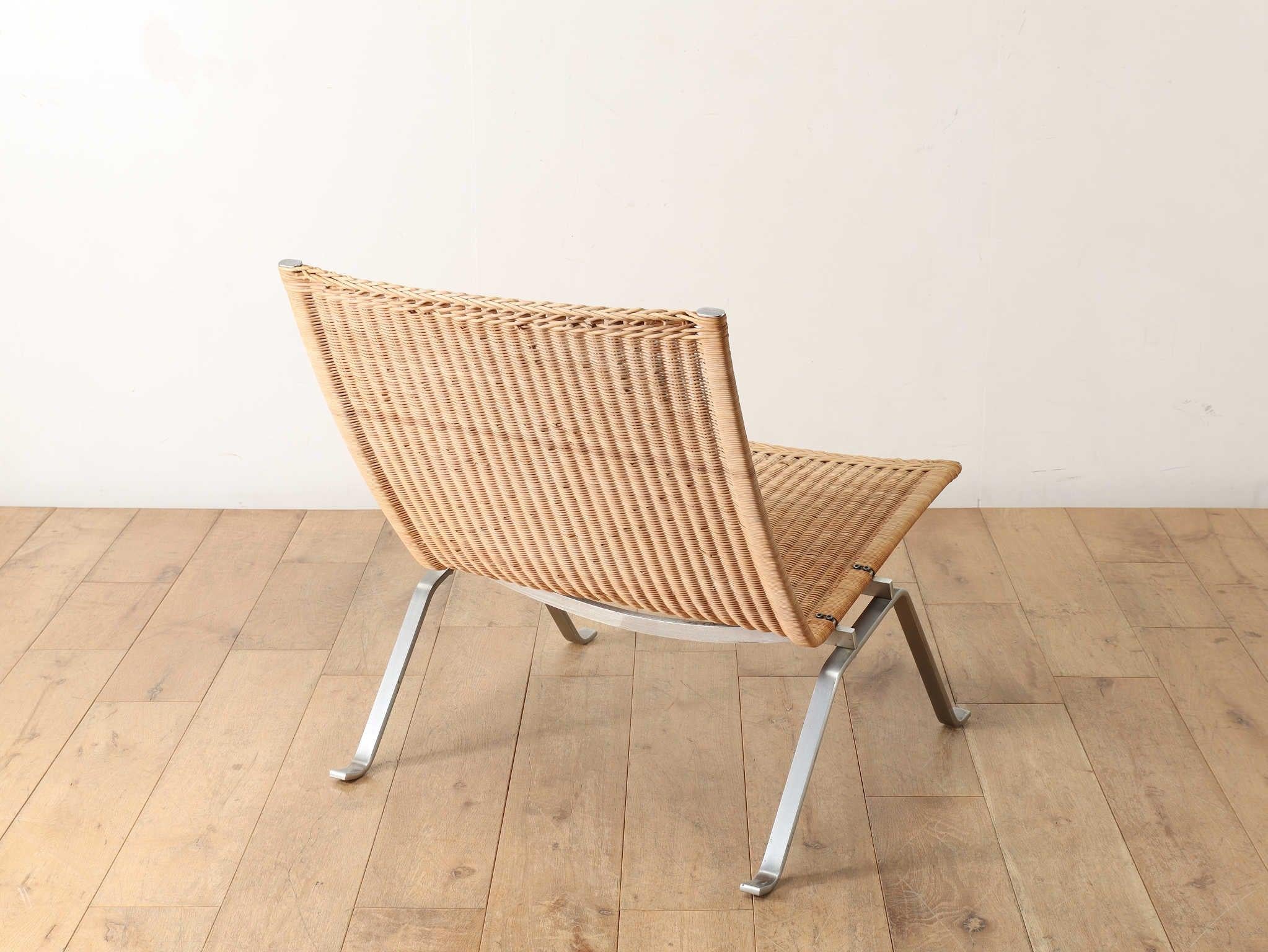 Poul Kjærholm 'PK22' Wicker Lounge Chair for Fritz Hansen 12