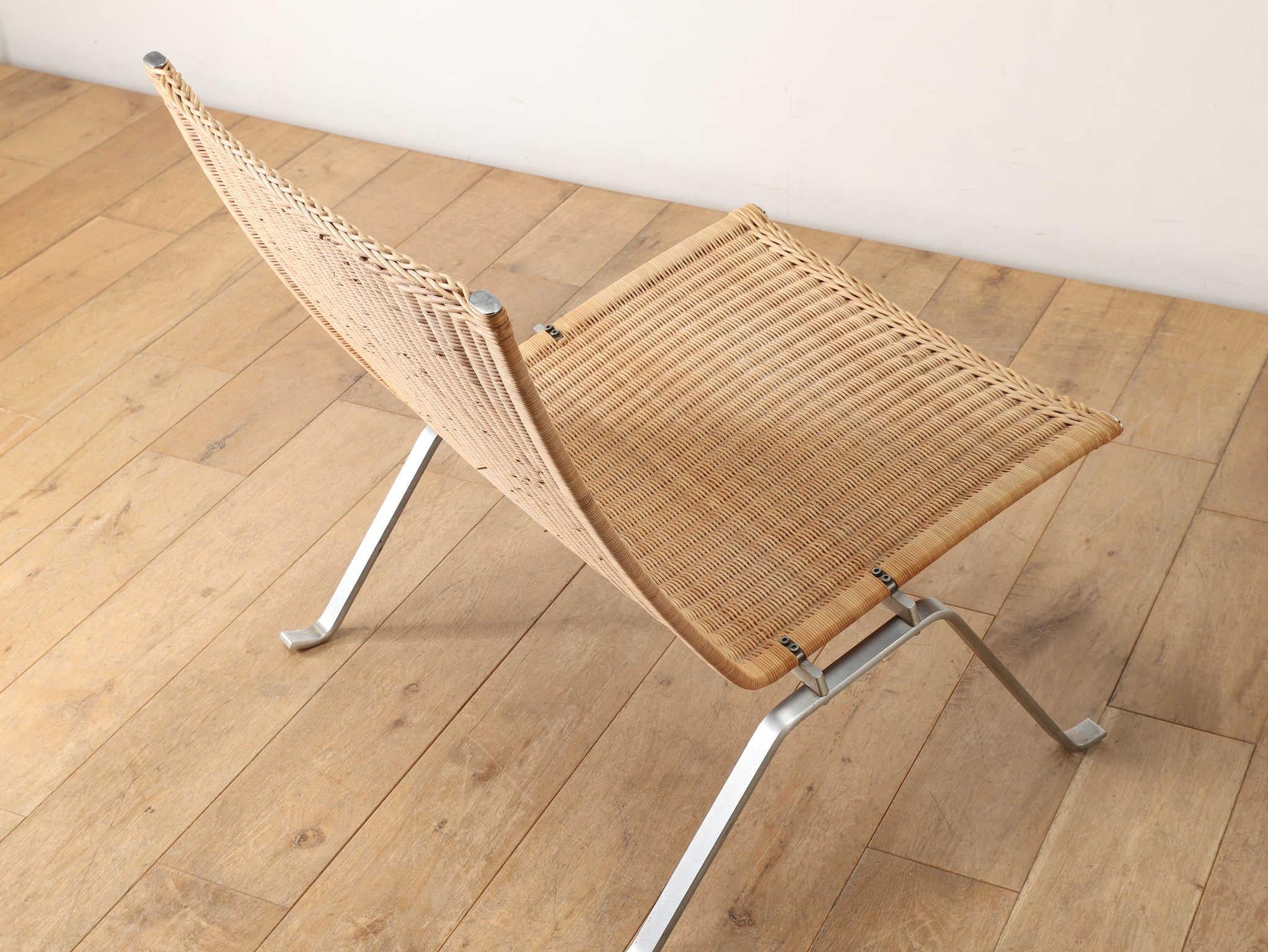 Poul Kjærholm 'PK22' Wicker Lounge Chair for Fritz Hansen 13