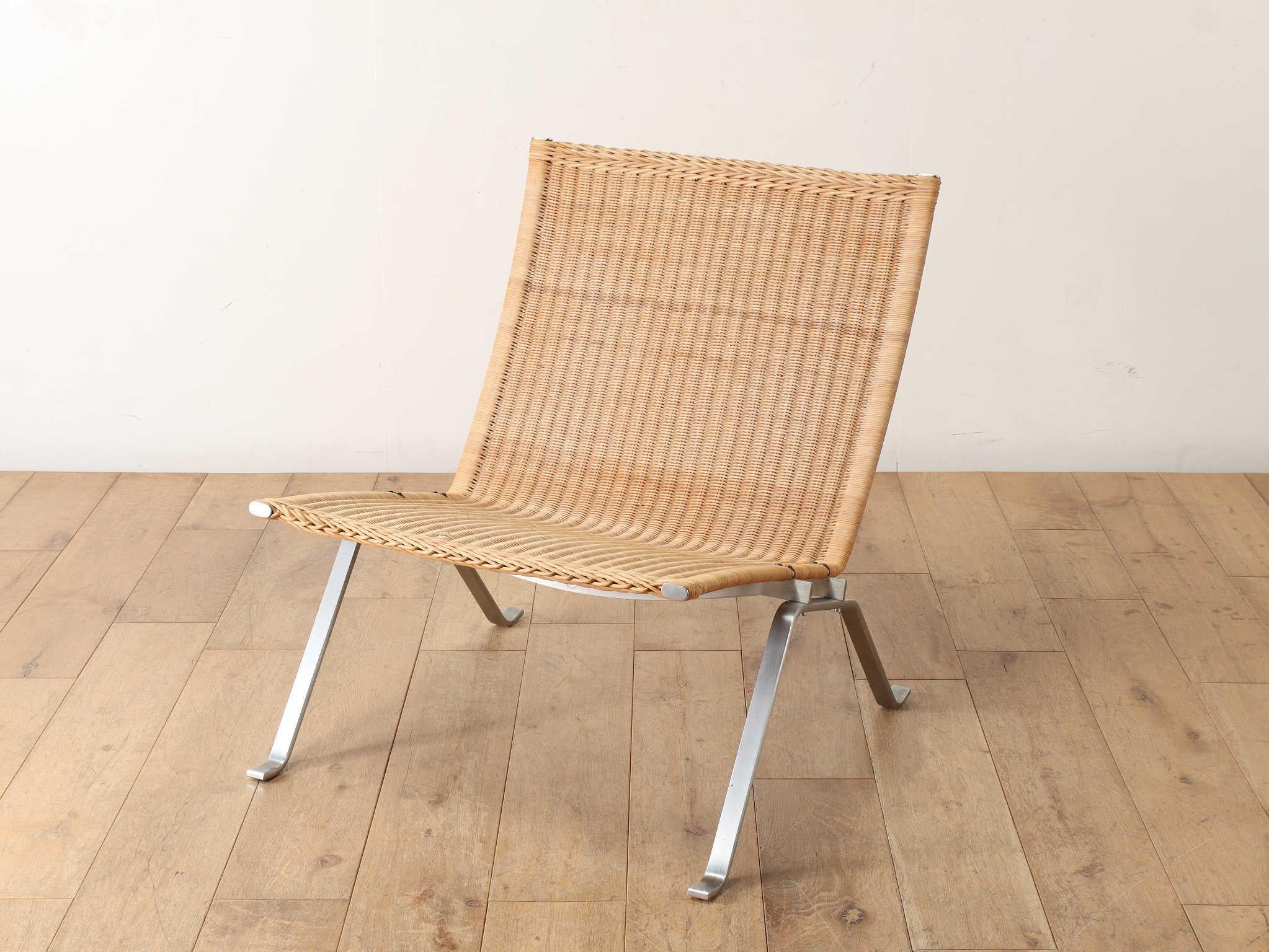 Danish Poul Kjærholm 'PK22' Wicker Lounge Chair for Fritz Hansen