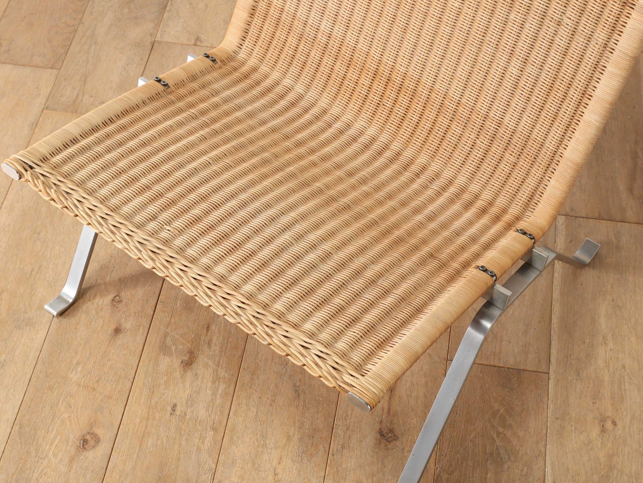 Poul Kjærholm 'PK22' Wicker Lounge Chair for Fritz Hansen 2