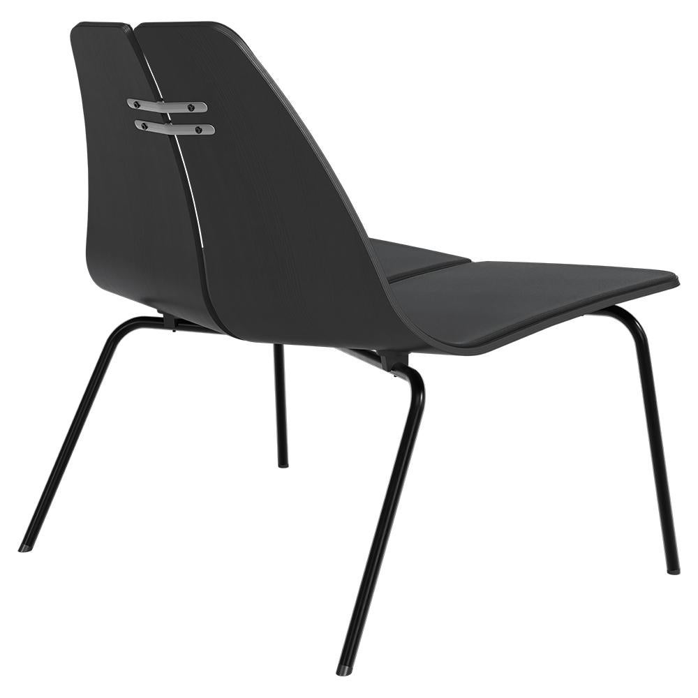 Poul Kjaerholm PK23 Stuhl Schwarz Esche Schwarz Stahl Schwarz Uni 1175 für Fritz Hansen (Skandinavische Moderne) im Angebot