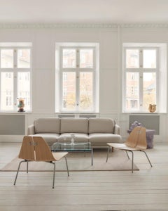 Sedia Poul Kjaerholm PK23 Rovere laccato Acciaio inossidabile per Fritz Hansen
