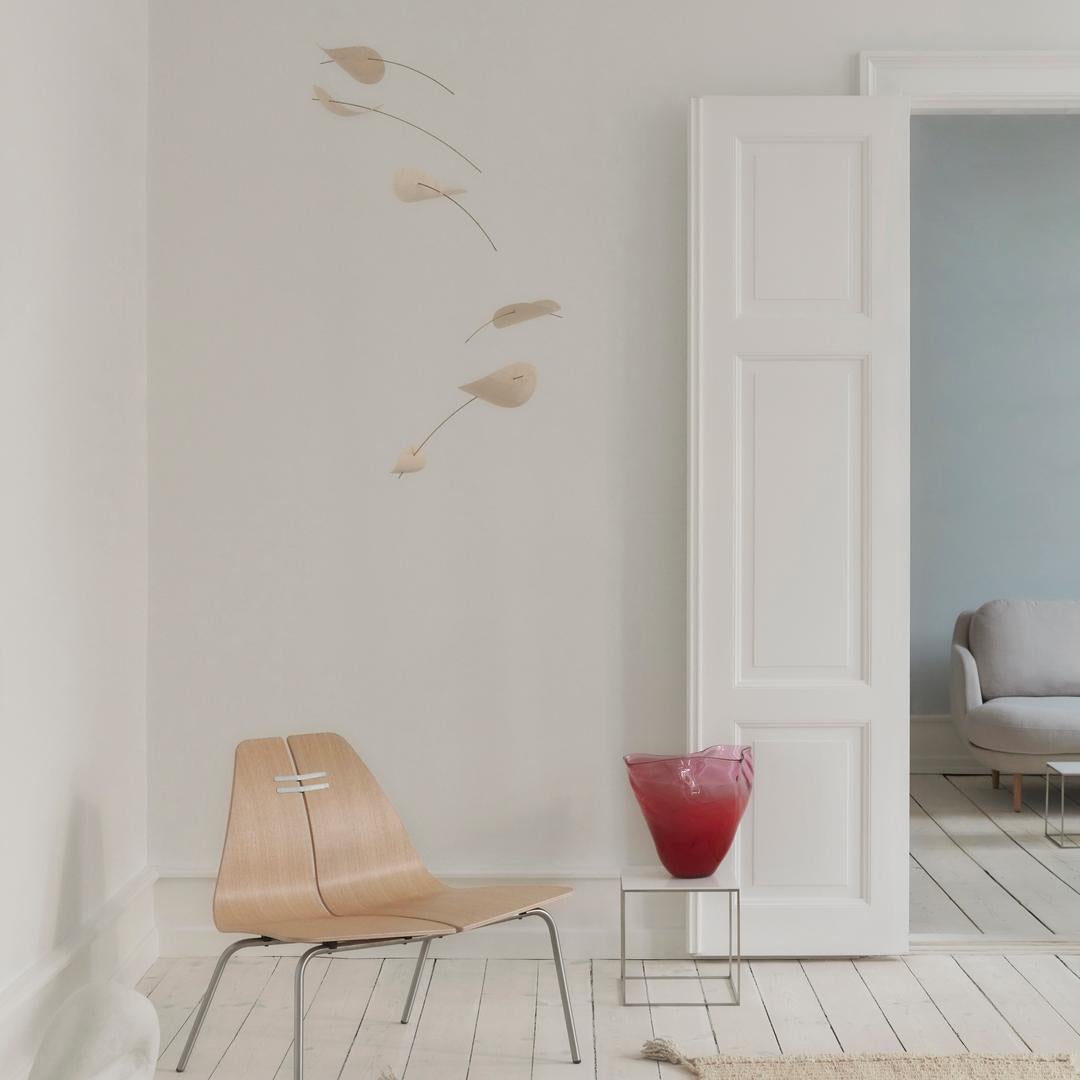 Poul Kjærholm 'PK23' Walnut and Brushed Steel Chair for Fritz Hansen For Sale 5