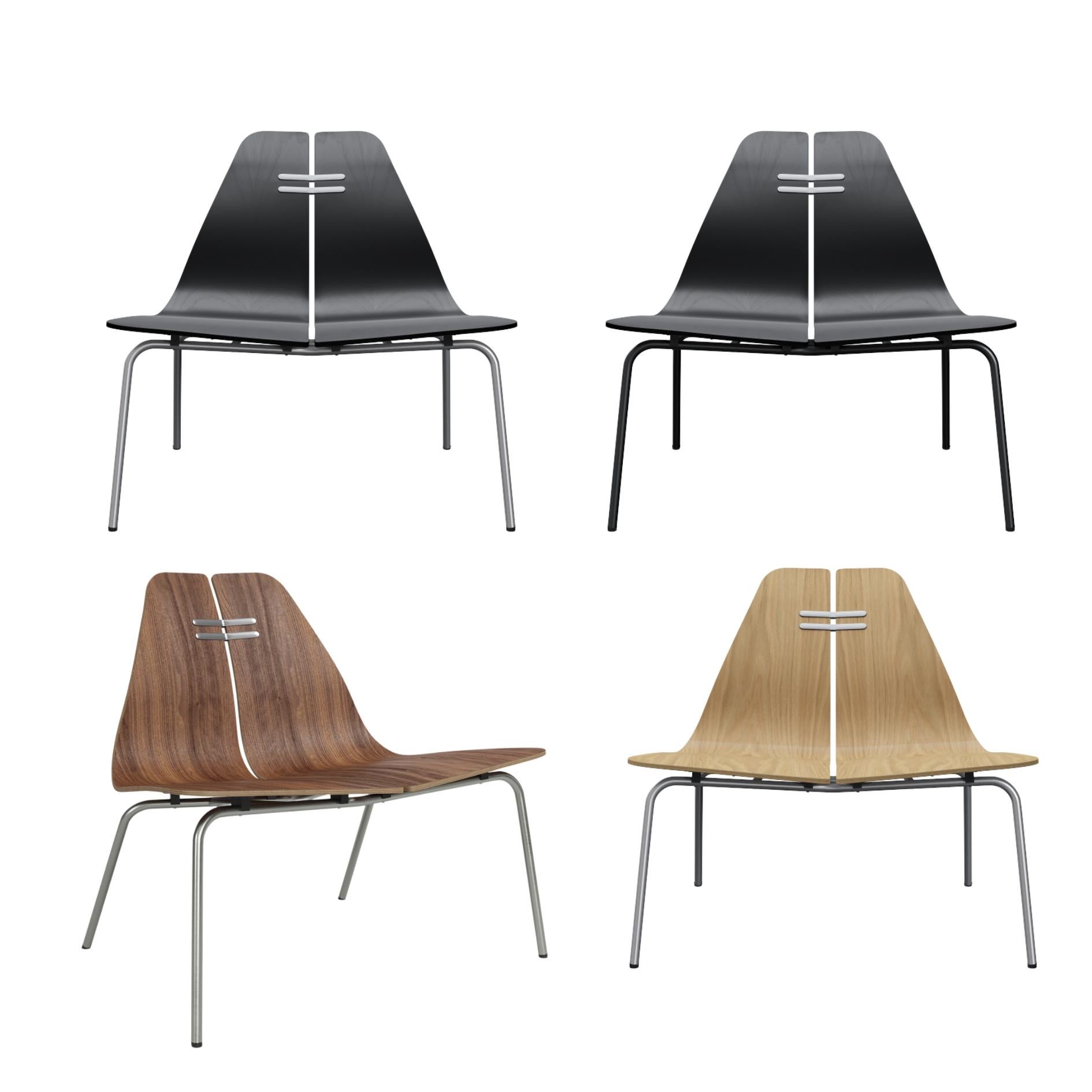 Poul Kjærholm 'PK23' Walnut and Brushed Steel Chair for Fritz Hansen For Sale 7