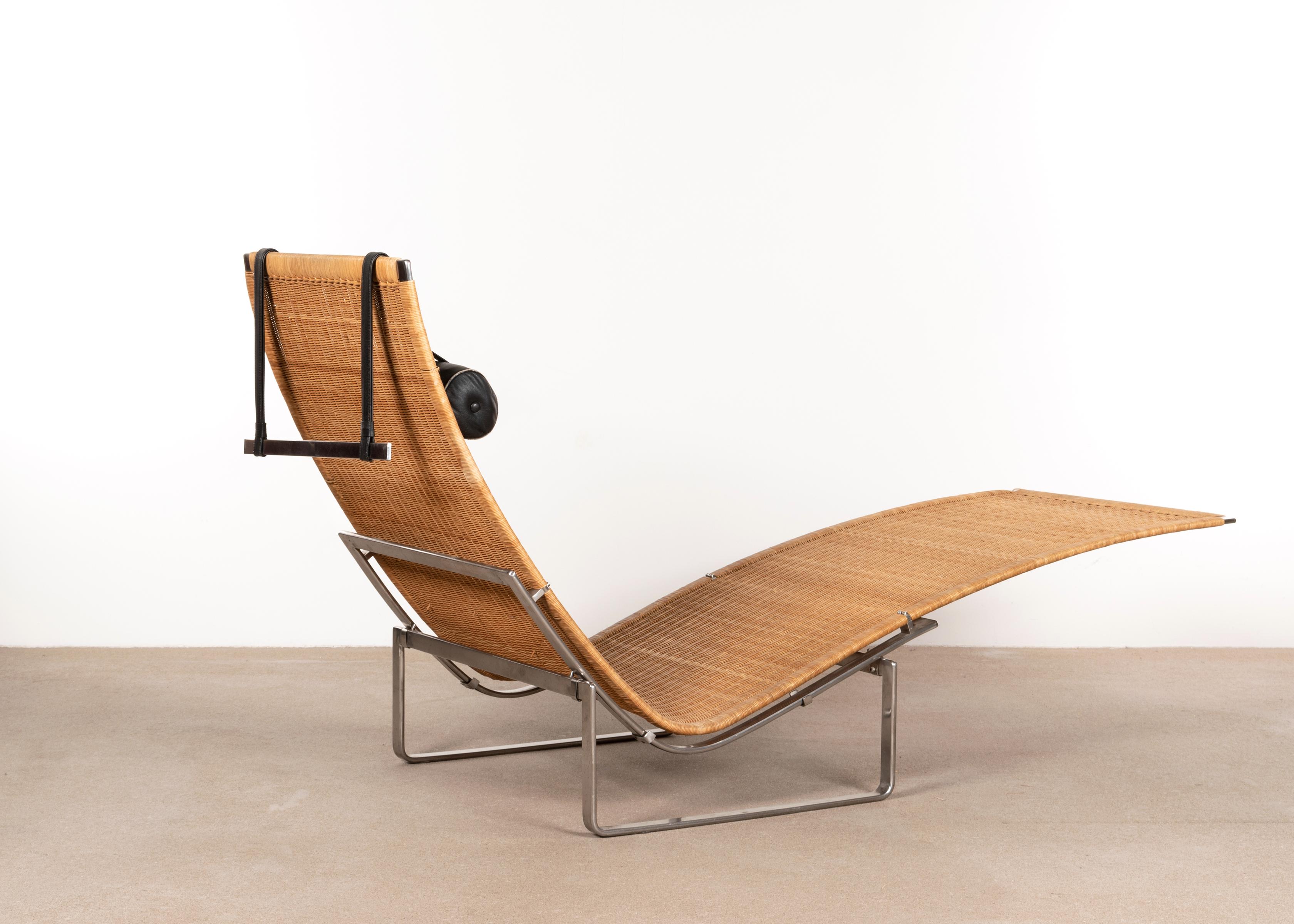 Scandinavian Modern Poul Kjærholm PK24 Chaise Lounge for Fritz Hansen, Denmark