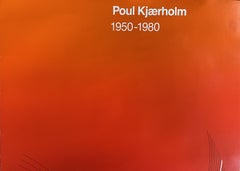 Poul Kjaerholm PK24 Louisiana exhibition poster january 1982 Danish design